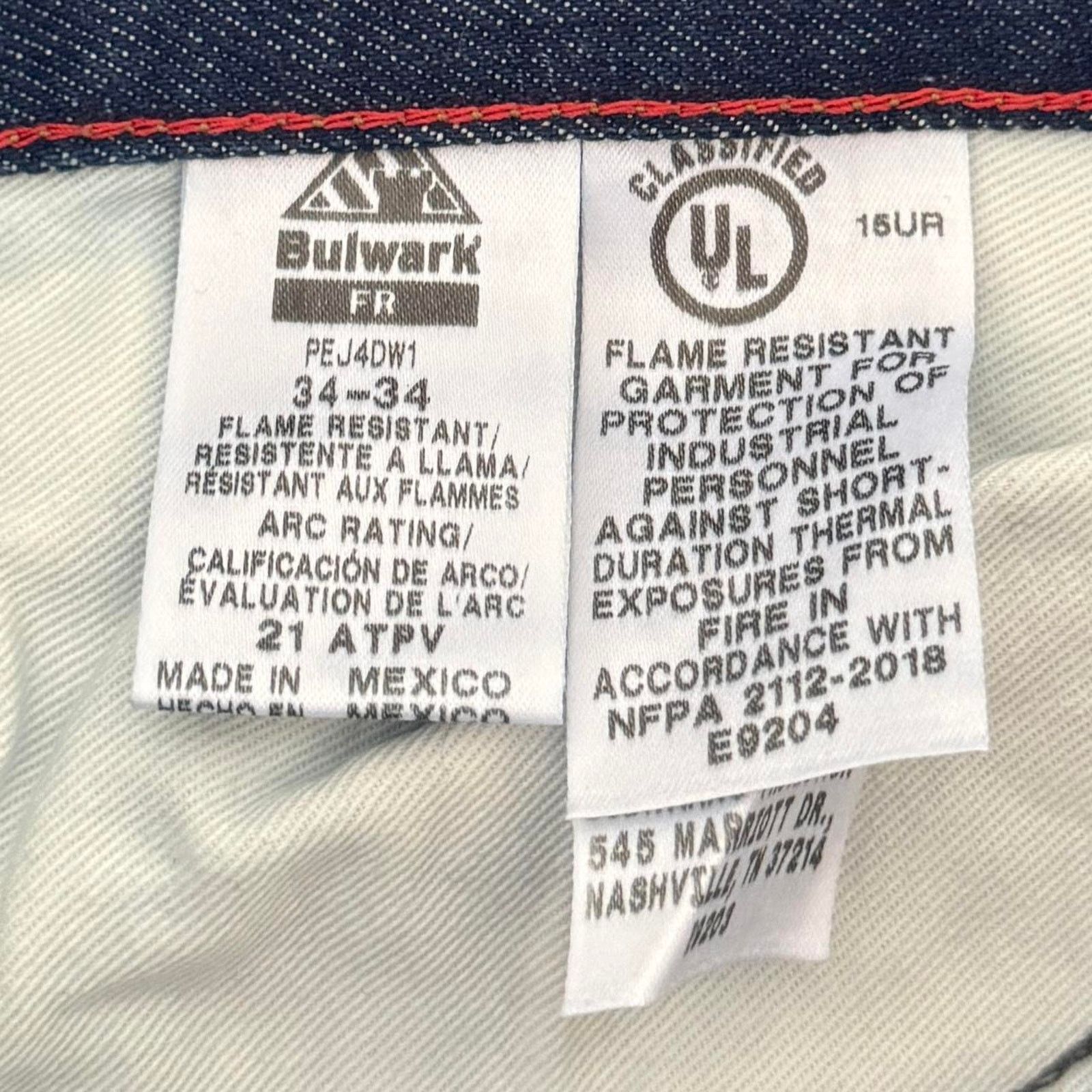 Bulwark × Carhartt × Vintage Vintage Y2K Carhartt Style Carpenter Skater Bulwark Jeans Size US 34 / EU 50 - 4 Thumbnail