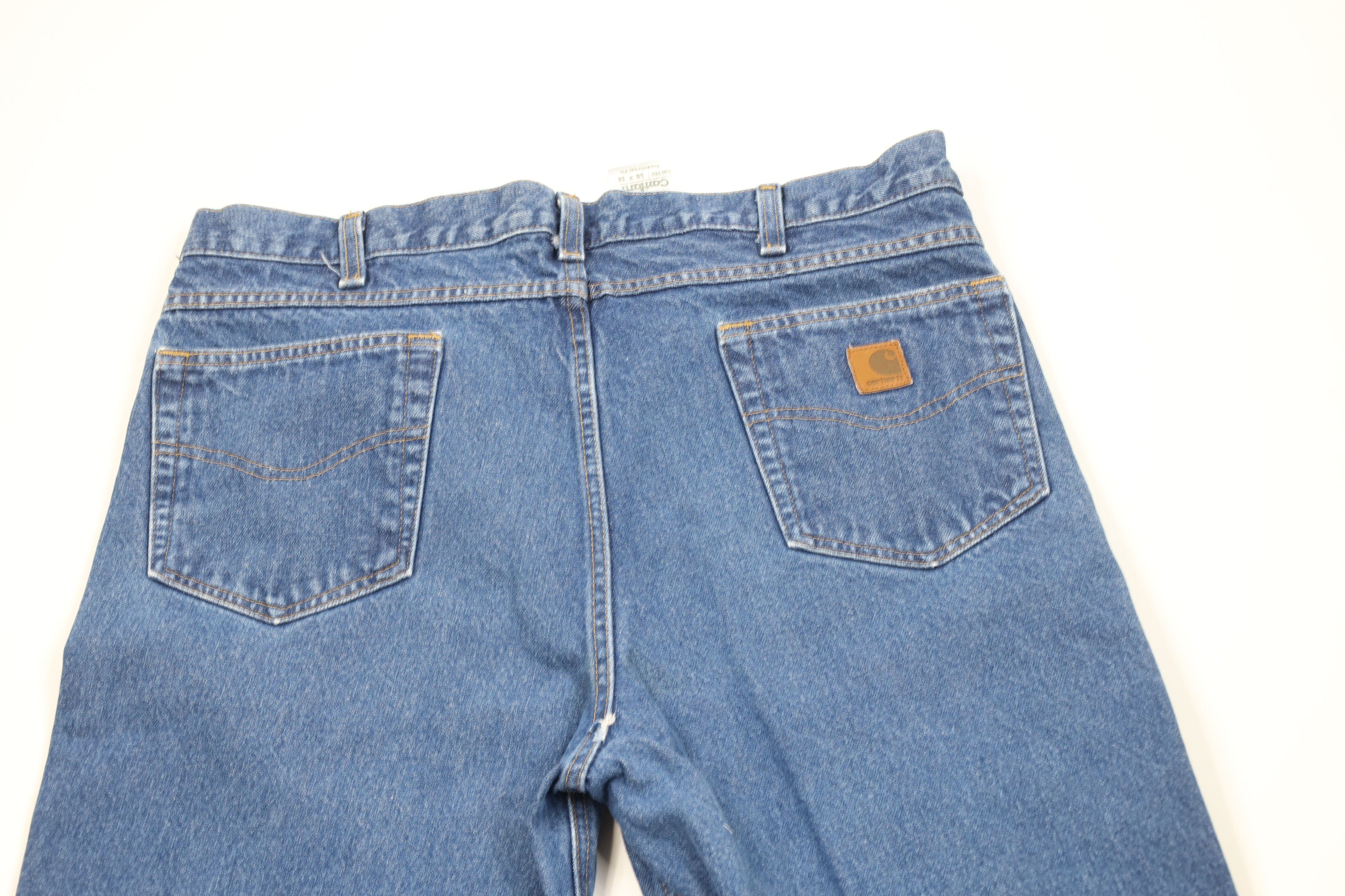 Carhartt Vintage Y2K Carhartt Traditional Wide Leg Denim Jeans Blue Size US 38 / EU 54 - 10 Thumbnail