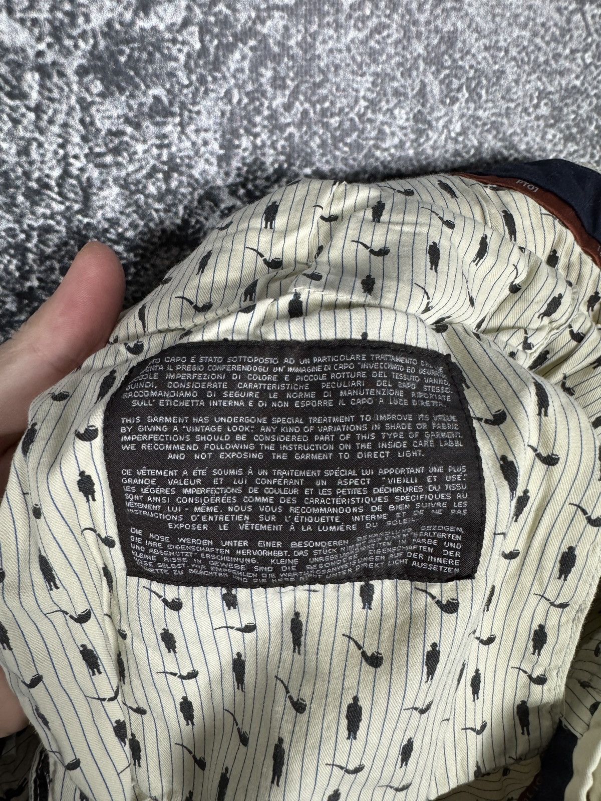 Japanese Brand Men’s PT01 Slim Fit Chino Japanese Pants Trouser Size 44 Size US 30 / EU 46 - 8 Thumbnail