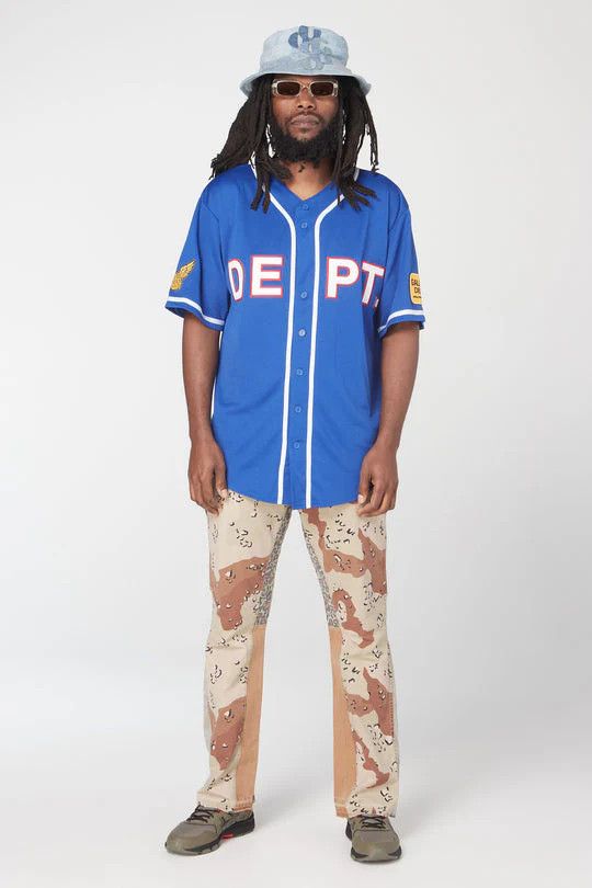 Gallery Dept. o1mle0825 Echo Park Baseball Jersey in Blue Size US XXL / EU 58 / 5 - 3 Thumbnail