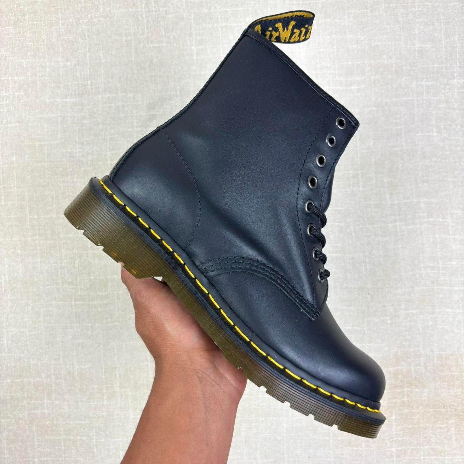 Dr. Martens 🐜 Dr. Martens 1460 Black Nappa 8W Size US 8 / IT 38 - 1 Thumbnail