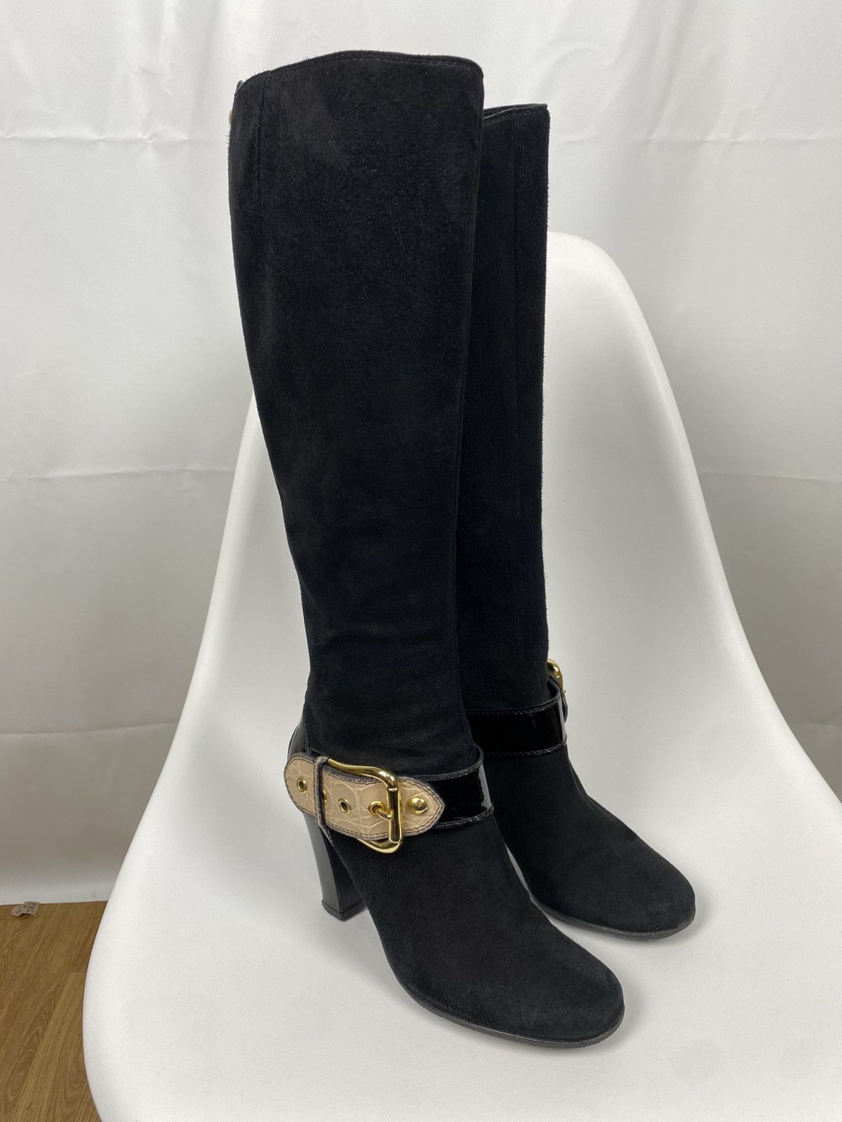 Giuseppe Zanotti Giuseppe Zanotti Suede Heel Boots size 36 Size US 6 / IT 36 - 1 Thumbnail