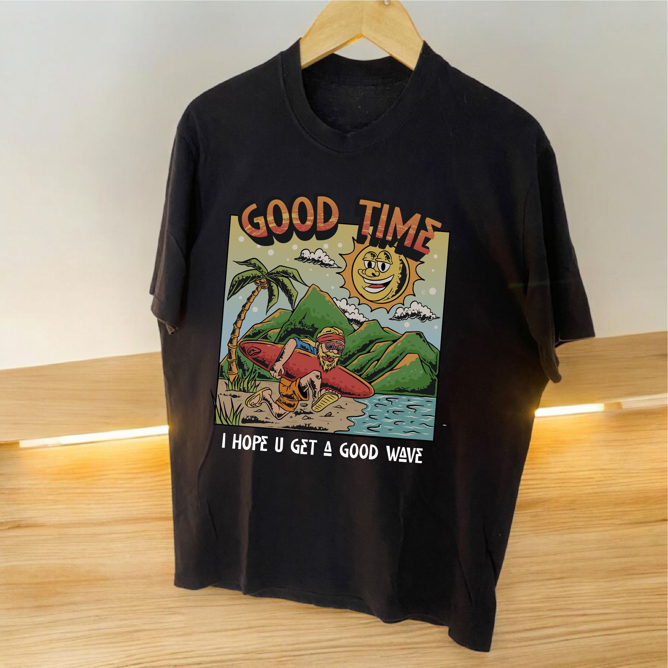 Local Authority Boundless T-shirt "Good Time" Size US L / EU 52-54 / 3 - 3 Thumbnail