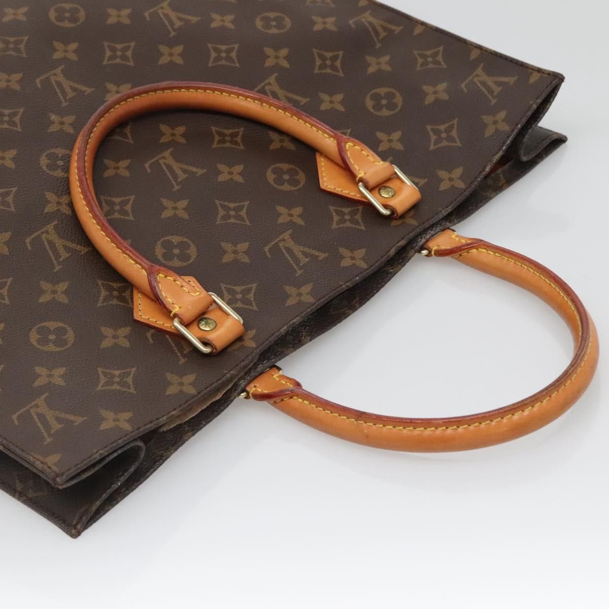 Louis Vuitton LOUIS VUITTON Monogram Sac Plat Hand Bag M51140 Size ONE SIZE - 6 Thumbnail