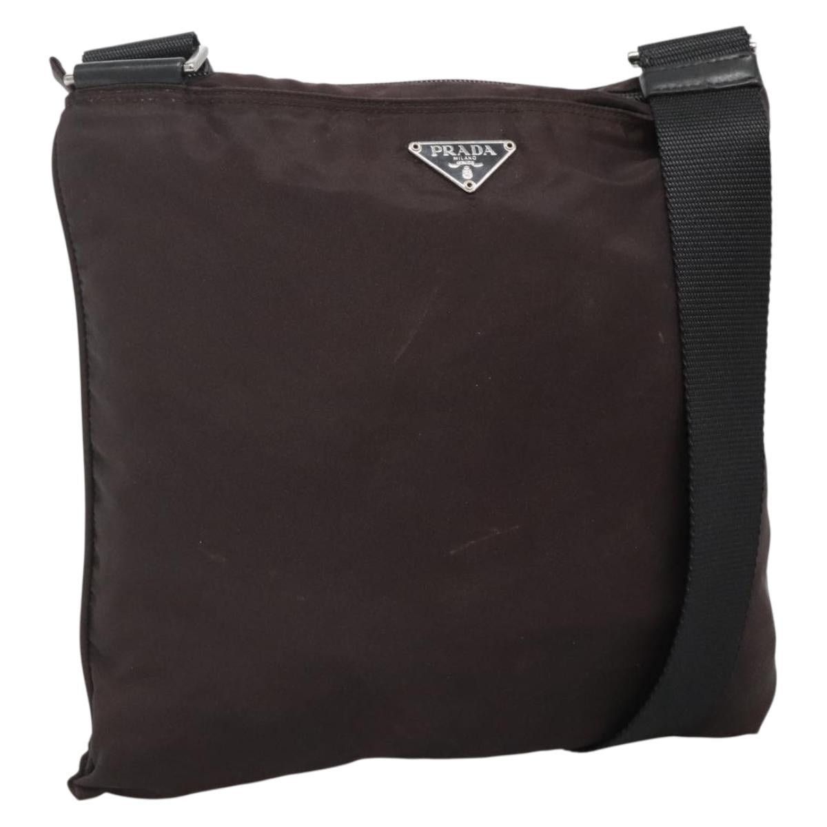 Prada PRADA Shoulder Bag Nylon Black Silver Size ONE SIZE - 1 Thumbnail