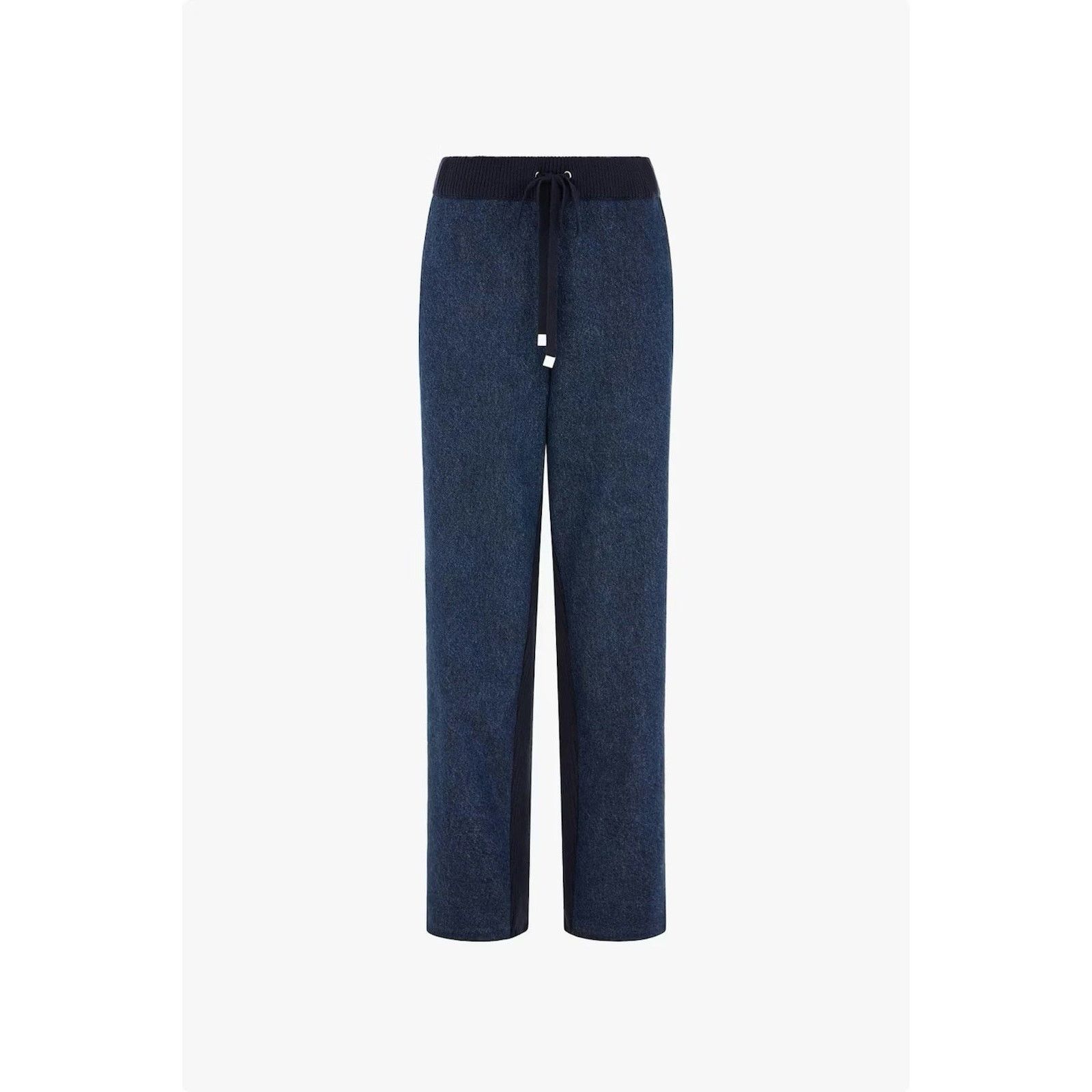 Other Aligne LB Lucia Knitted Denim Trousers Cotton Navy L Size 30" / US 8 / IT 44 - 1 Thumbnail