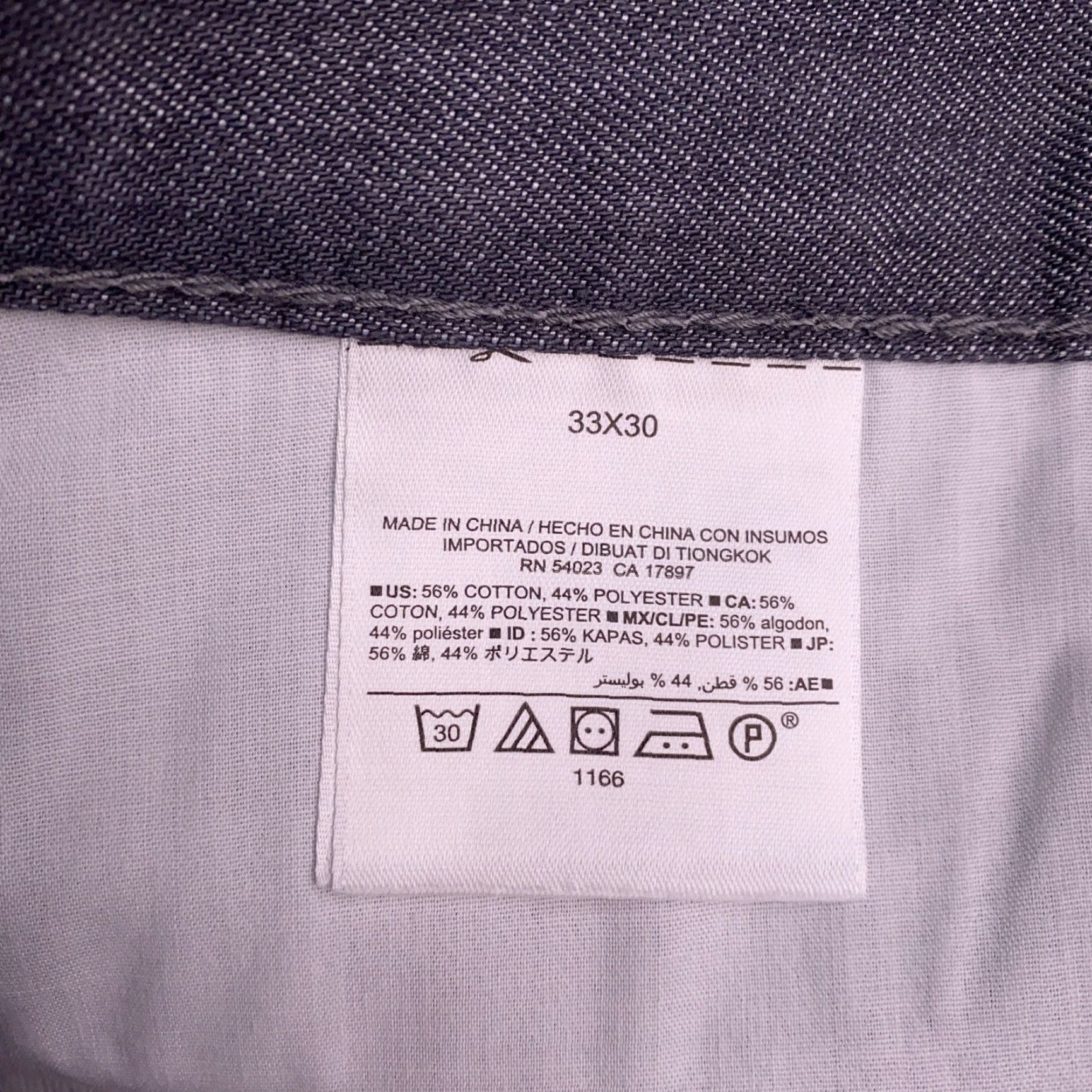 Old Navy Old Navy Jeans Slim Straight Men 33x30 Gray Denim 5-Pocket City Size US 33 - 7 Thumbnail