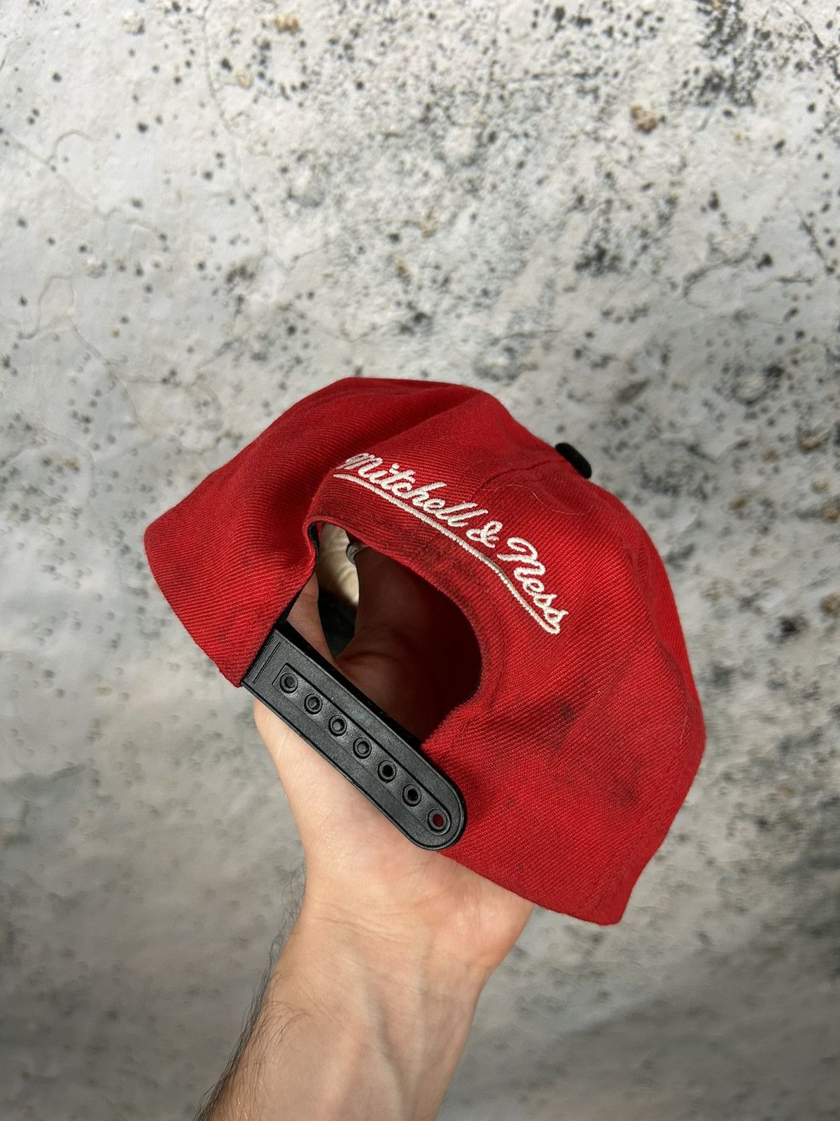 Mitchell & Ness × NBA Vintage Mitchell & Ness Chicago Bulls Snapback Hat Size ONE SIZE - 4 Thumbnail