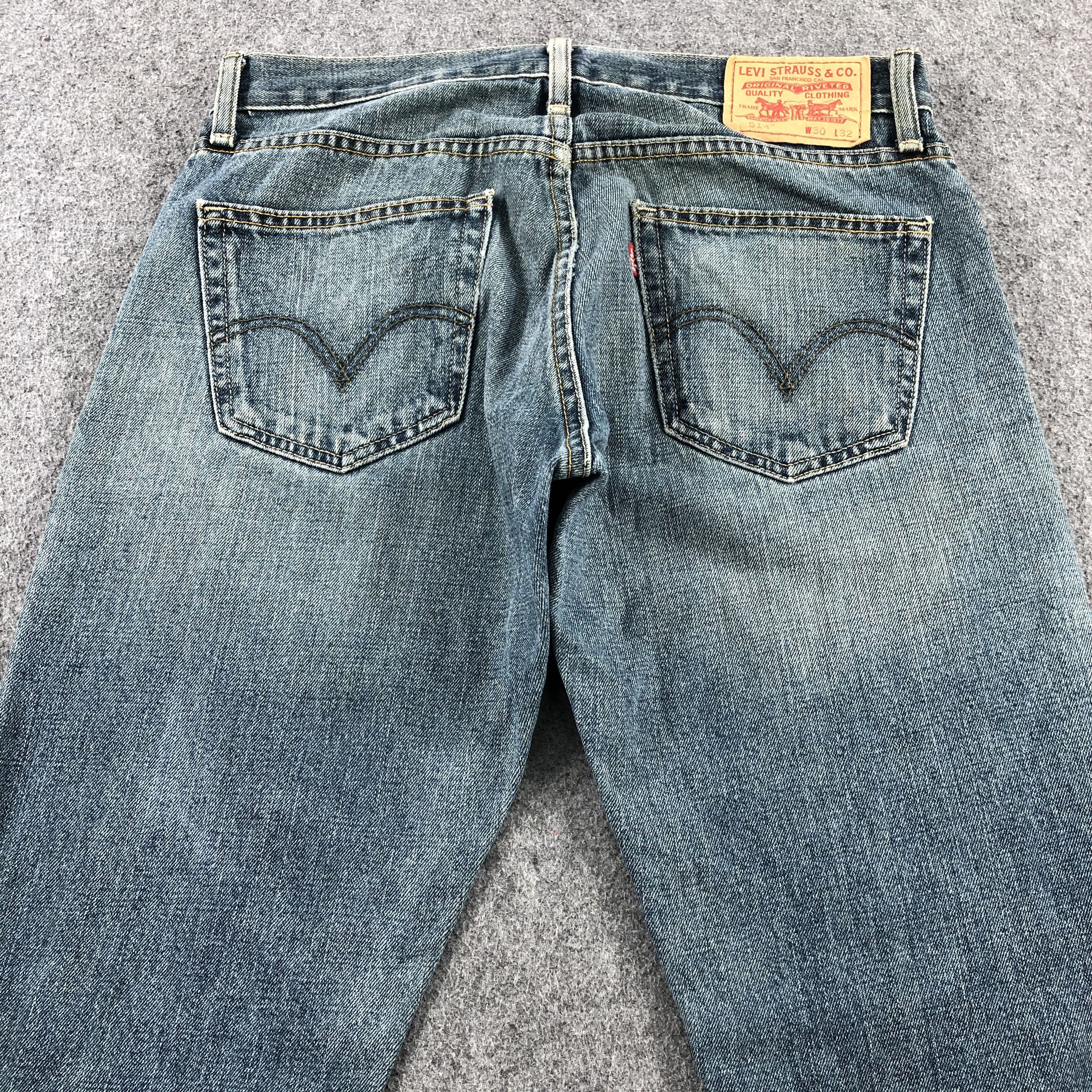 Levi's Vintage Blue Wash Levis 514 Jeans-JM1845 Size US 32 / EU 48 - 4 Thumbnail