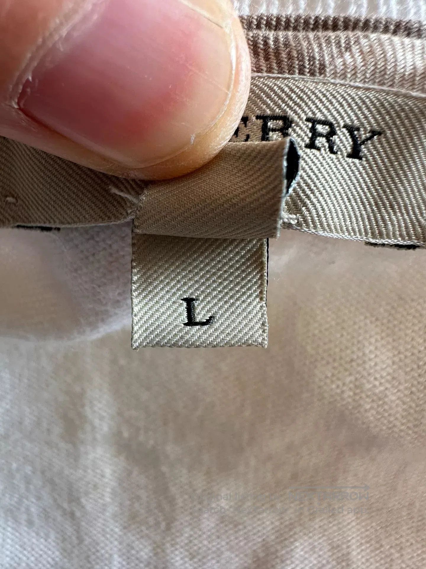 Burberry Burberry Women's White V. Size L / US 10 / IT 46 - 6 Thumbnail