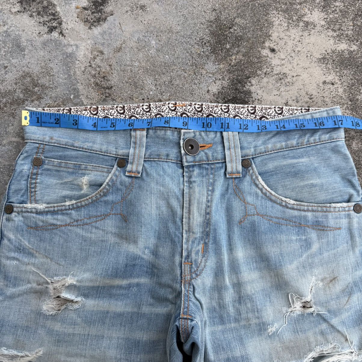Edwin Vintage Edwin Faded Distressed Denim Jean Pants W36 Size US 34 / EU 50 - 5 Thumbnail