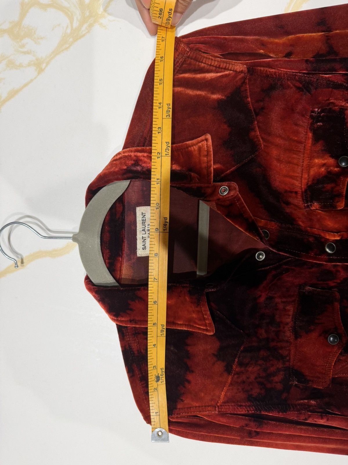 Saint Laurent Paris SS22 Saint Laurent Western Velvet Shirt Size US S / EU 44-46 / 1 - 10 Thumbnail