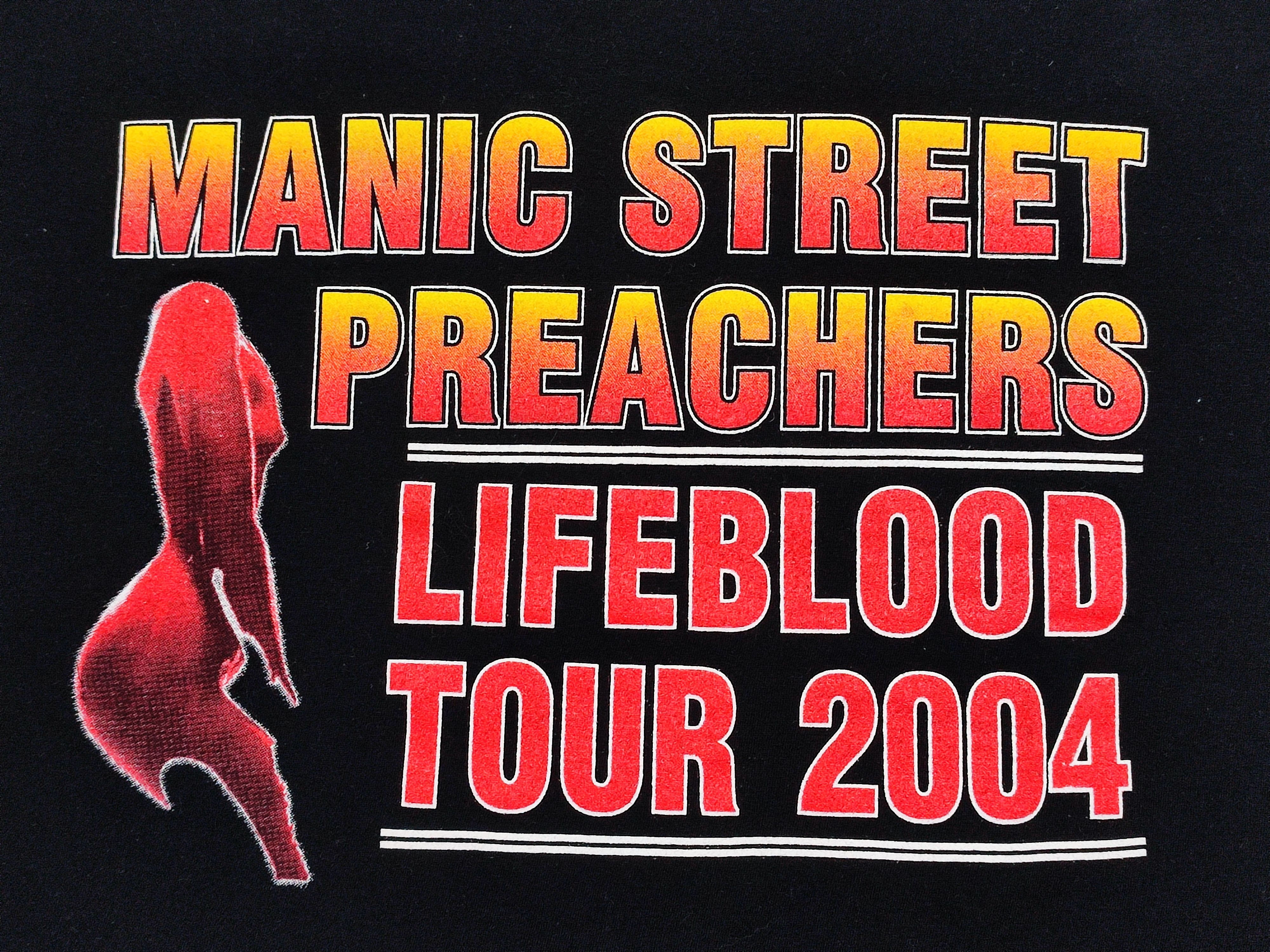 Vintage 2000s Manic Street Preachers Live Blood Tour Tee Size US L / EU 52-54 / 3 - 8 Thumbnail