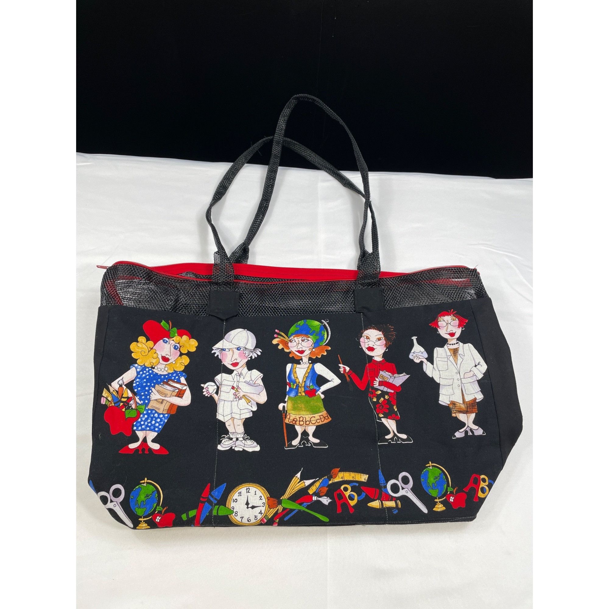 Other Colorful Womens Large Mesh Tote Bag SKU 7552 Size ONE SIZE - 1 Thumbnail