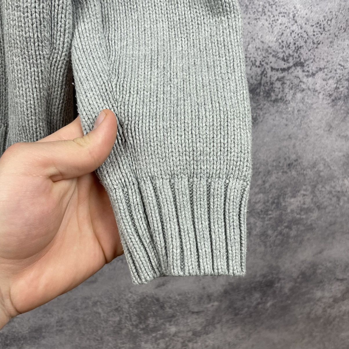 Polo Ralph Lauren Vintage Polo Ralph Lauren Sweater Gray Knit Cotton Size US M / EU 48-50 / 2 - 11 Thumbnail