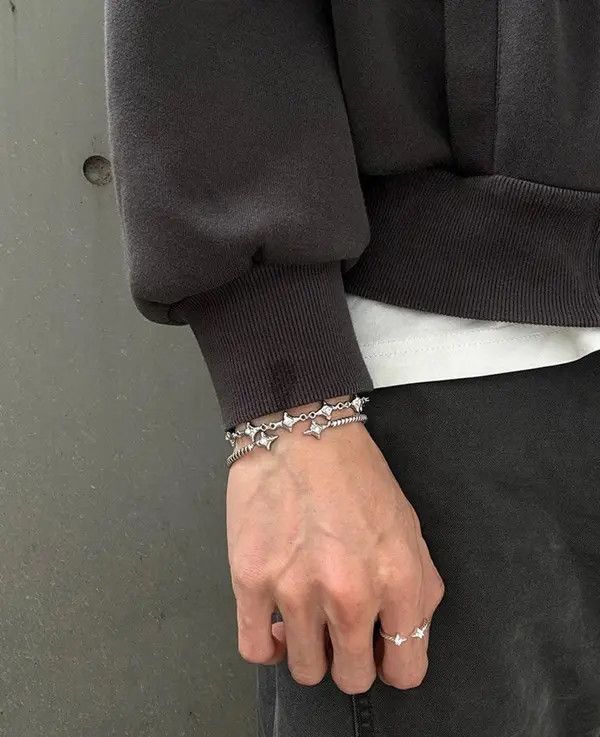 Jewelry Star Charm Bracelets with Matching Rings Size ONE SIZE - 4 Thumbnail