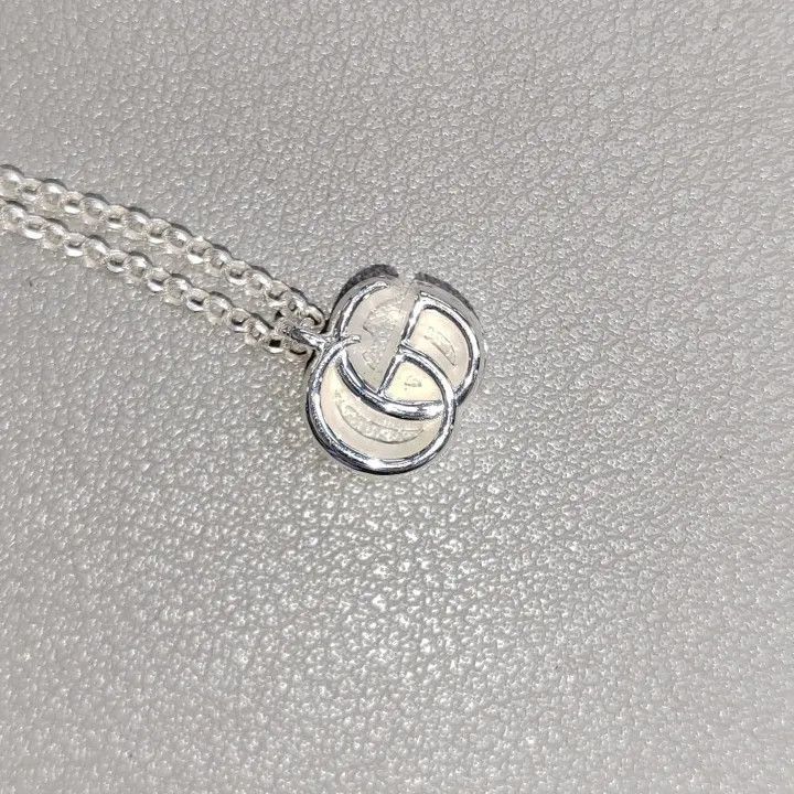 Gucci Gucci Silver Double G Charm Necklace-2507 Size ONE SIZE - 3 Thumbnail