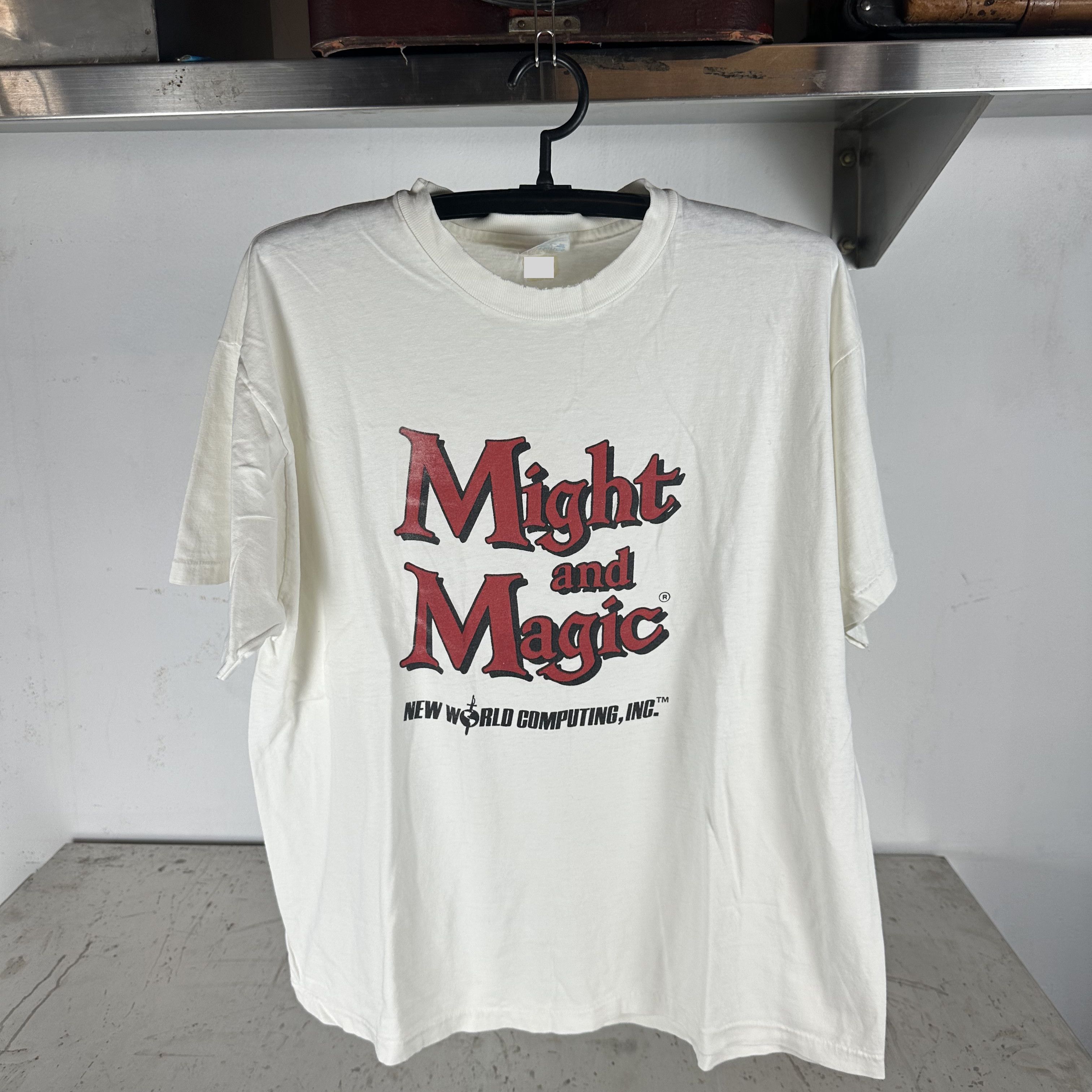 Vintage Vintage 90s Might and Magic Video Game Promo XL T-Shirt Size US XL / EU 56 / 4 - 1 Thumbnail