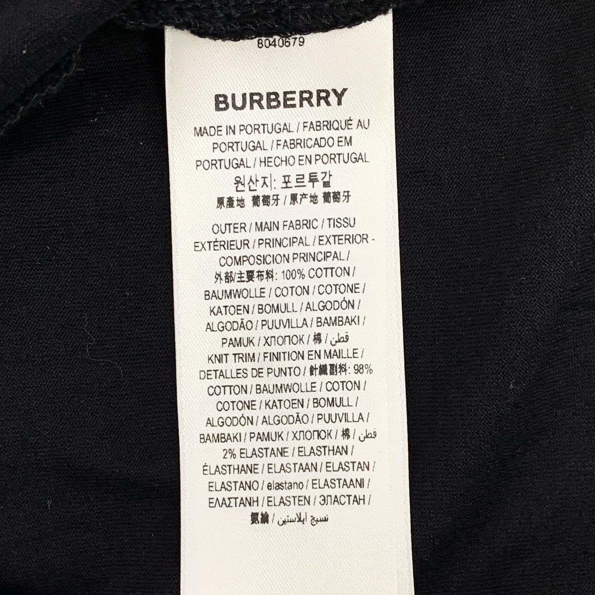 Burberry Burberry Black Montage Print Short Sleeve T-shirt K26WX Size US XXS / EU 40 - 7 Thumbnail
