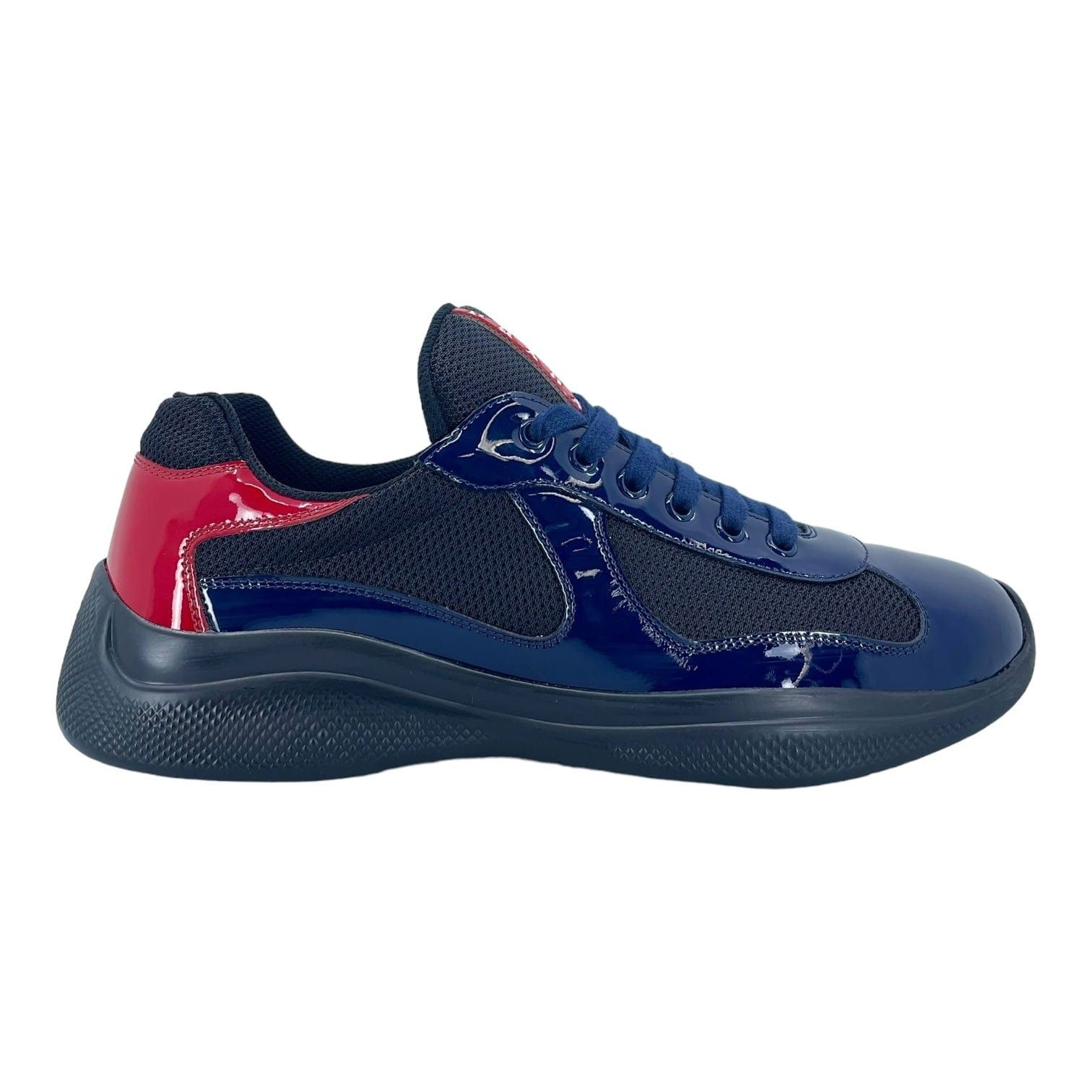 image of Prada America's Cup Sneaker Low Royal Blue Red, Men's (Size 9.5)