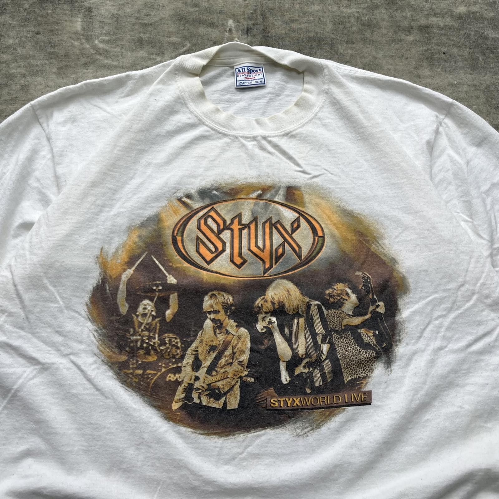 All Sport × Band Tees × Vintage Vintage Y2K 2002 Styx Northern Exposure Tour Rock Band Shirt Size US XL / EU 56 / 4 - 5 Thumbnail