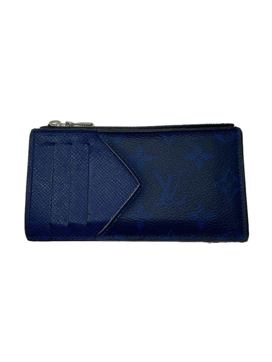 Louis Vuitton Louis Vuitton Taigarama Coin Card Holder Navy Blue Size ONE SIZE - 1 Thumbnail