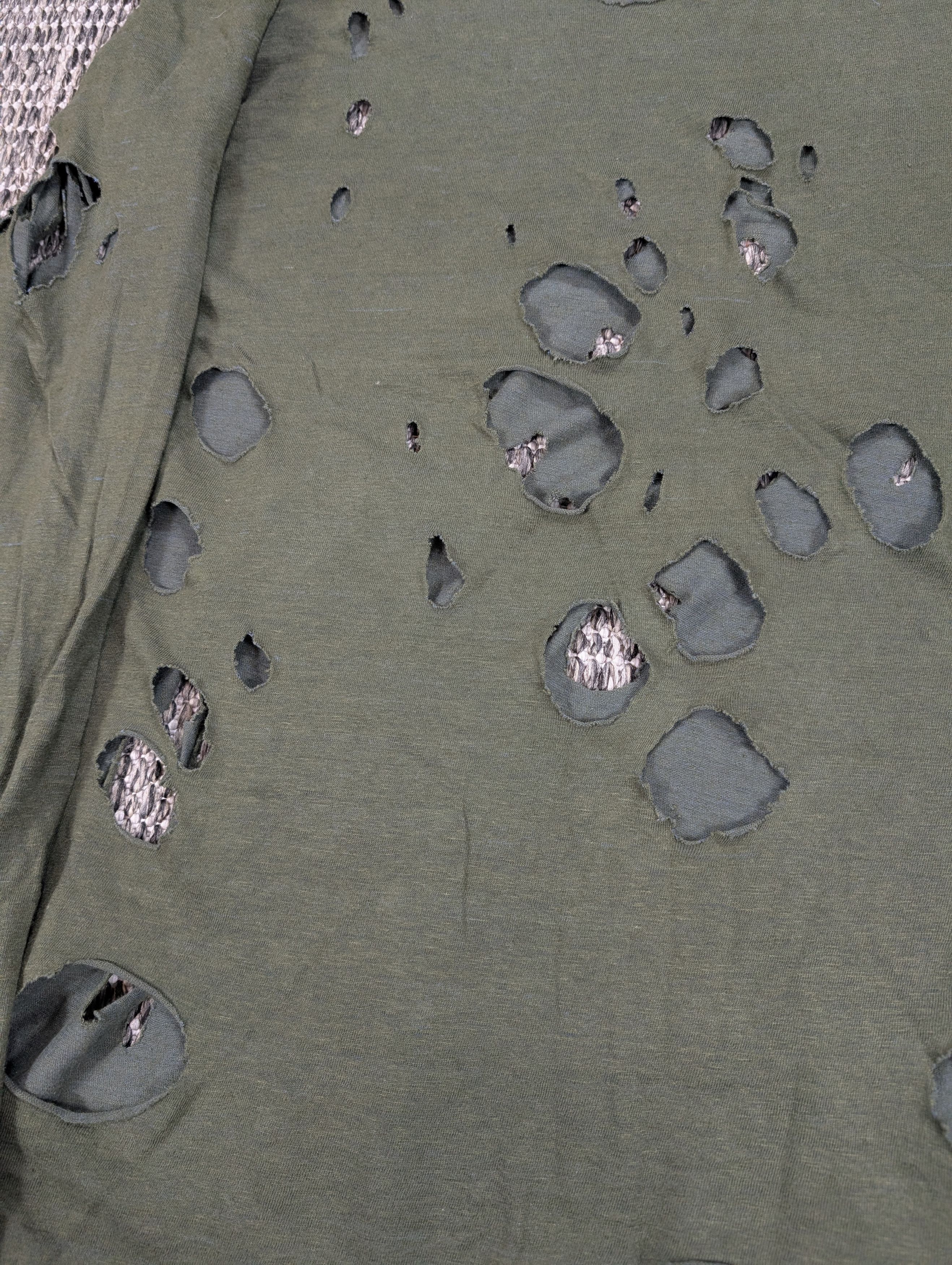 Balmain Balmain SS10 Bullet Ripped Distressed Decarnin Thermal Size US S / EU 44-46 / 1 - 5 Thumbnail