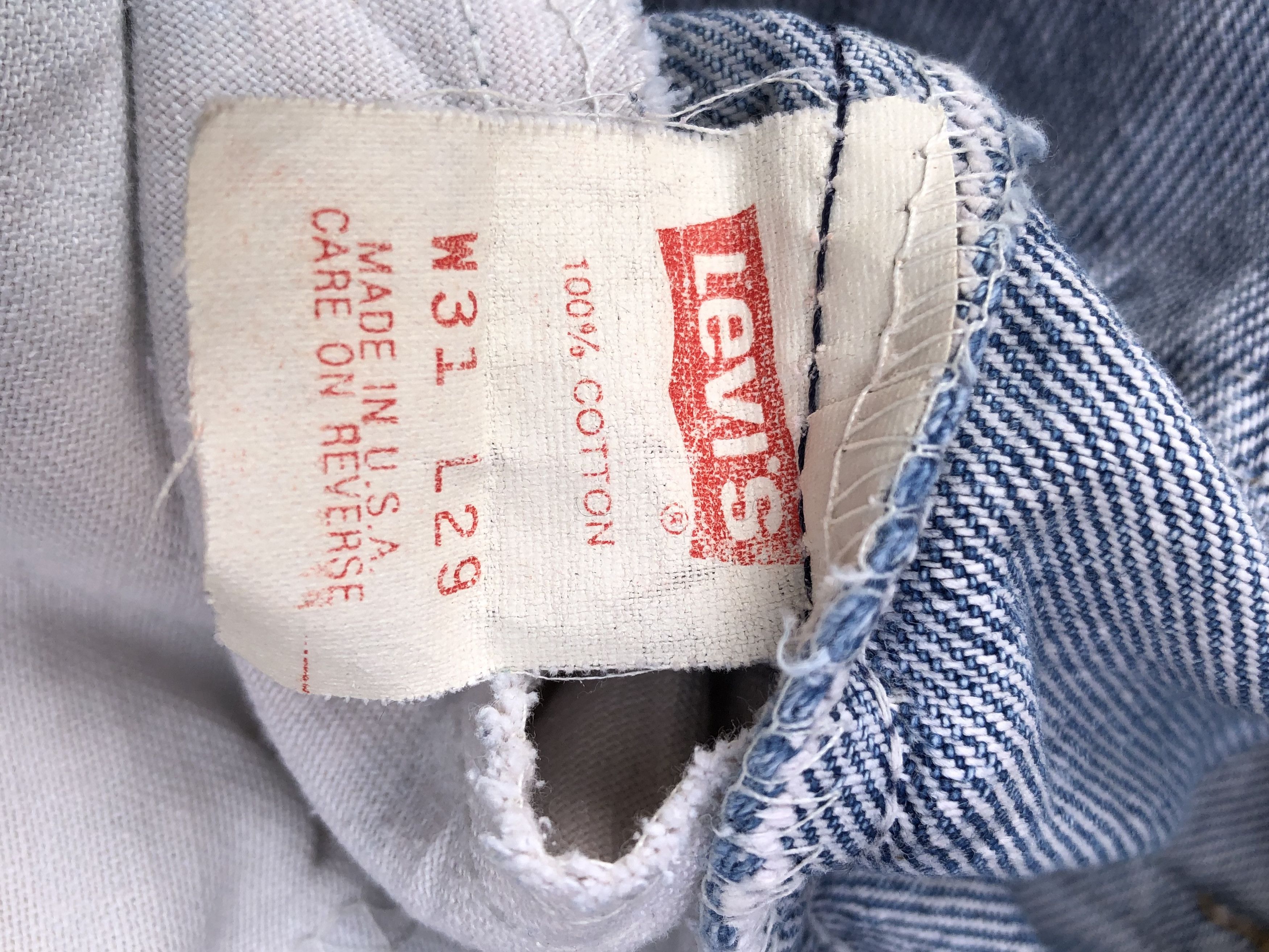 Levi's × Vintage Vintage Distressed Levis Cropped Denim Size US 30 / EU 46 - 6 Thumbnail