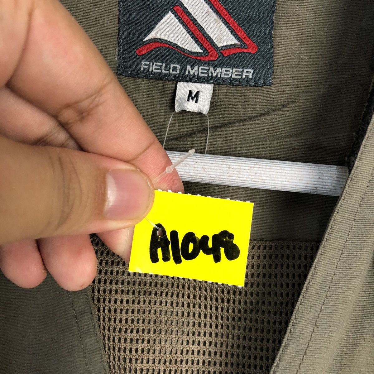 Japanese Brand Field Member fishing gear multipocket Green Vest #A1048 Size US M / EU 48-50 / 2 - 10 Thumbnail