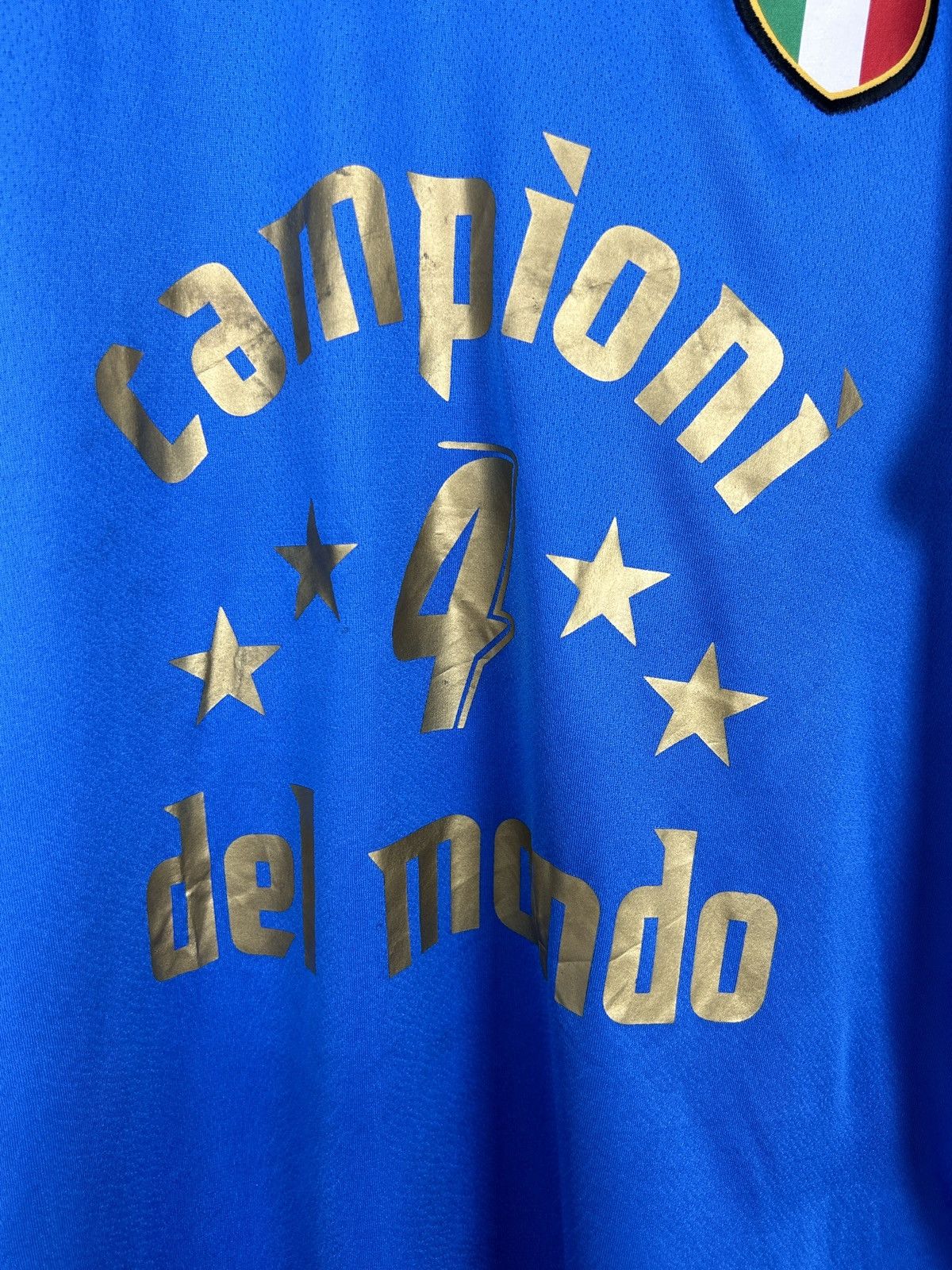Puma Early 00s Vintage Puma Italy Soccer Training Jersey Blue Size US XL / EU 56 / 4 - 5 Thumbnail