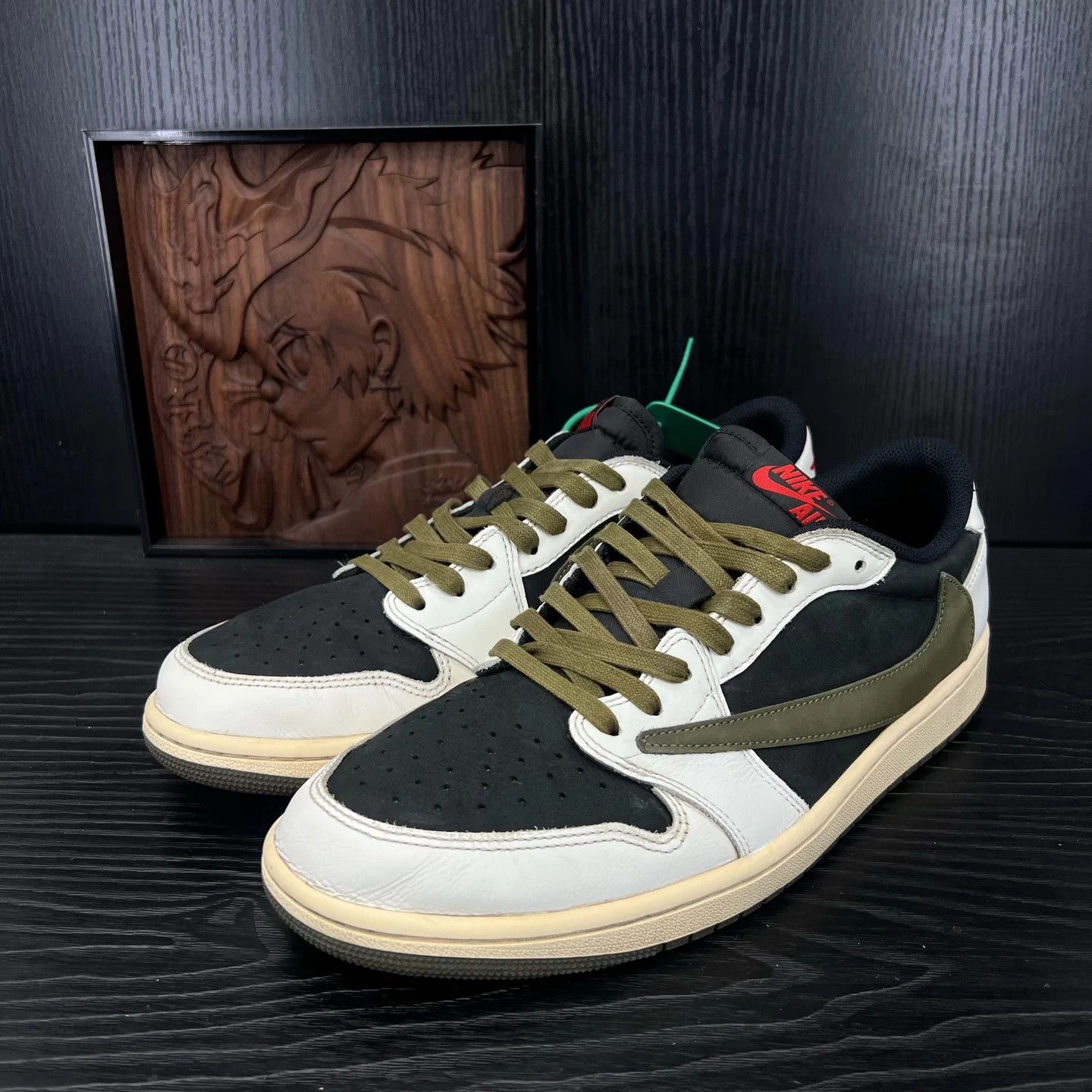 Nike Air Jordan 1 Low TS Olive Barbed Wire 5.0 45 Box NM Size US 12 / EU 45 - 1 Thumbnail