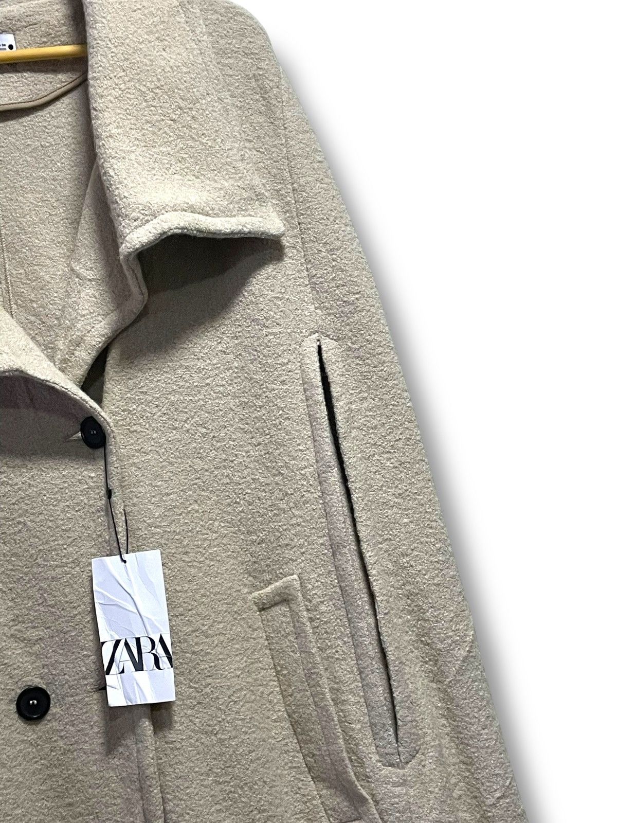 Designer × Vintage × Zara Vintage ZARA Limited Edition Capes Coat (76) Size L / US 10 / IT 46 - 3 Thumbnail