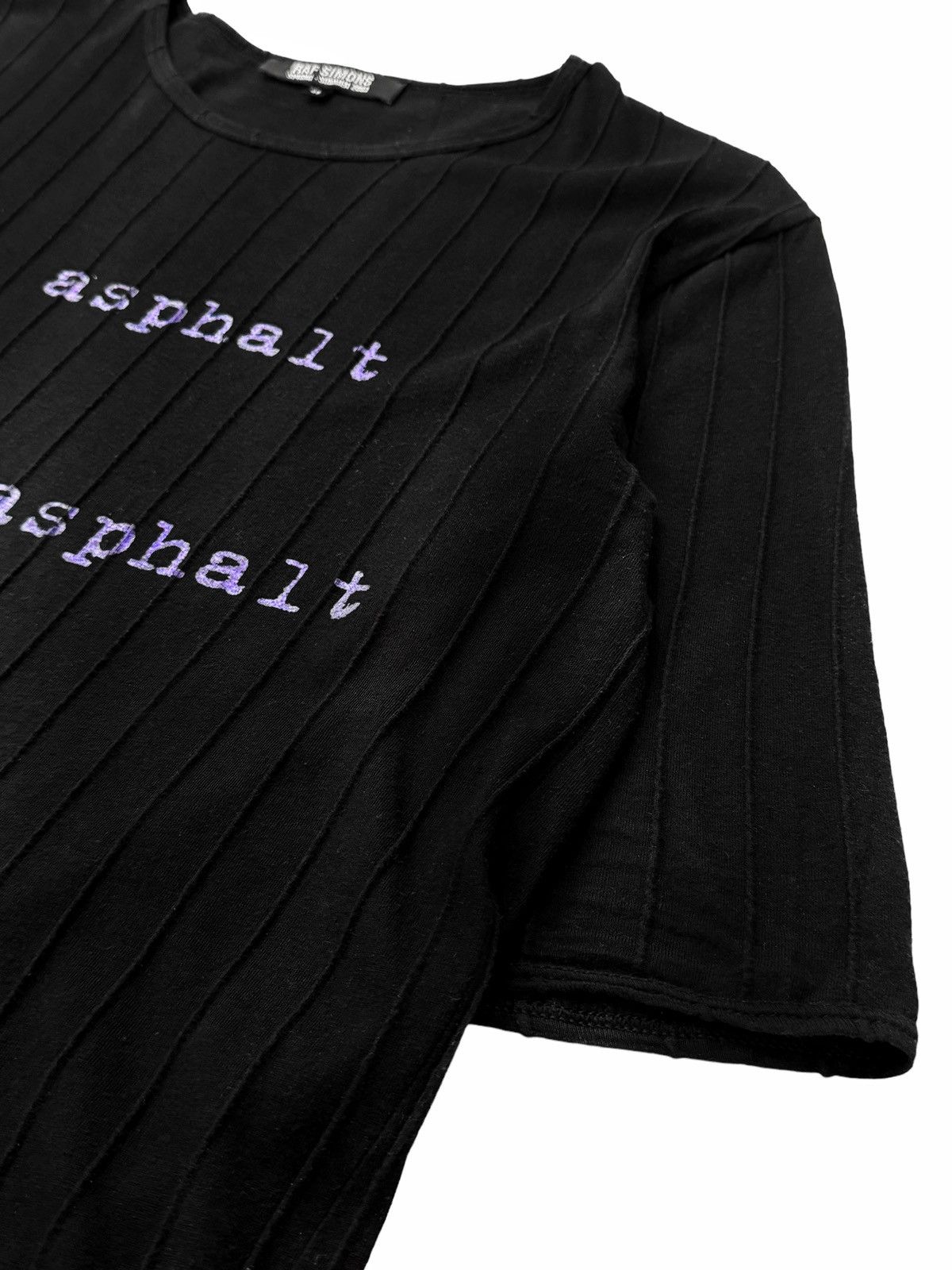 Raf Simons GRAIL Consumed 2003 White Asphalt Ribbed Shirt Size US S / EU 44-46 / 1 - 3 Thumbnail