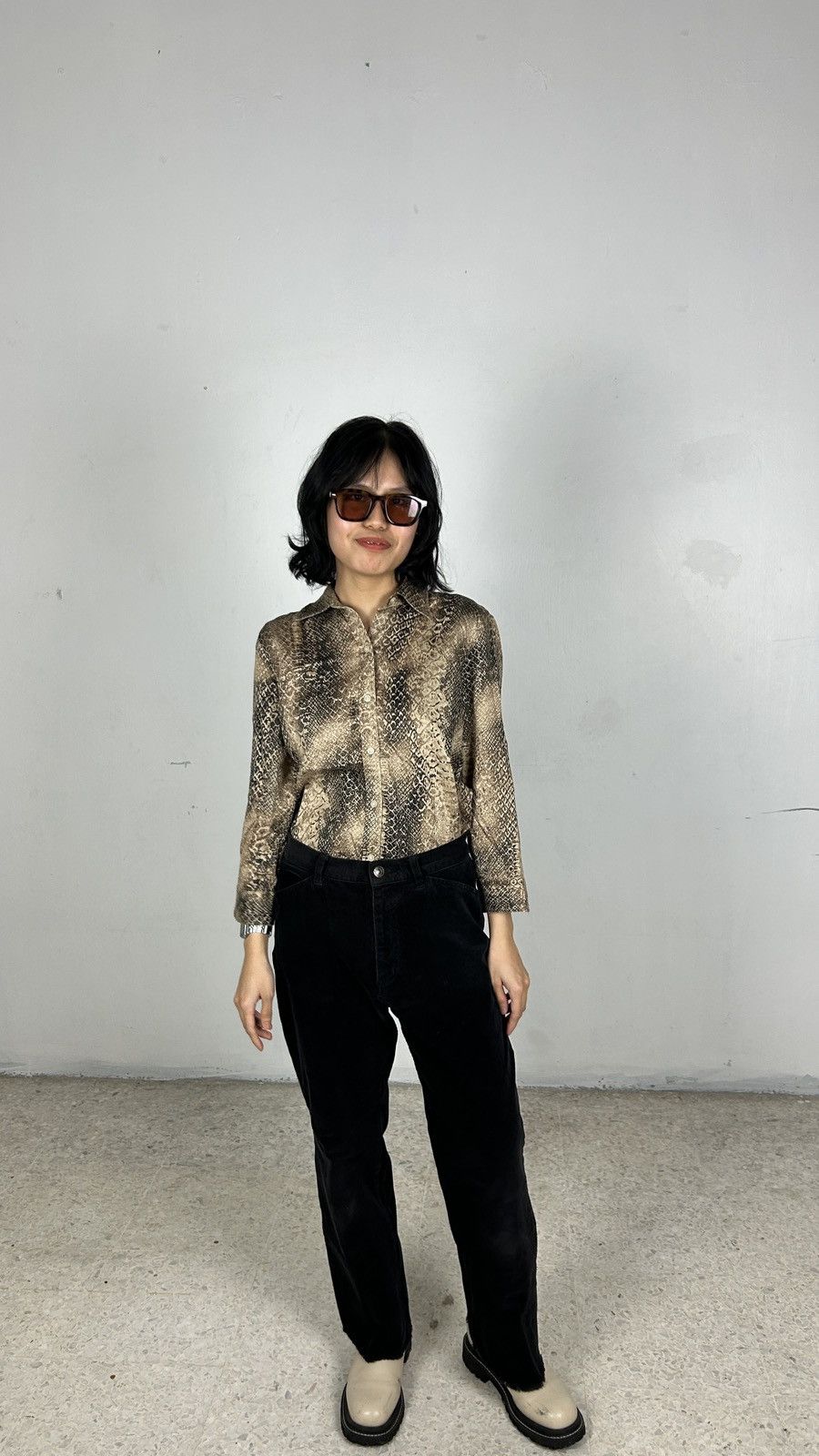 Lauren Ralph Lauren × Polo Ralph Lauren × Ralph Lauren Lauren Ralph Lauren Petite - Snake Shirt Size M / US 6-8 / IT 42-44 - 2 Thumbnail