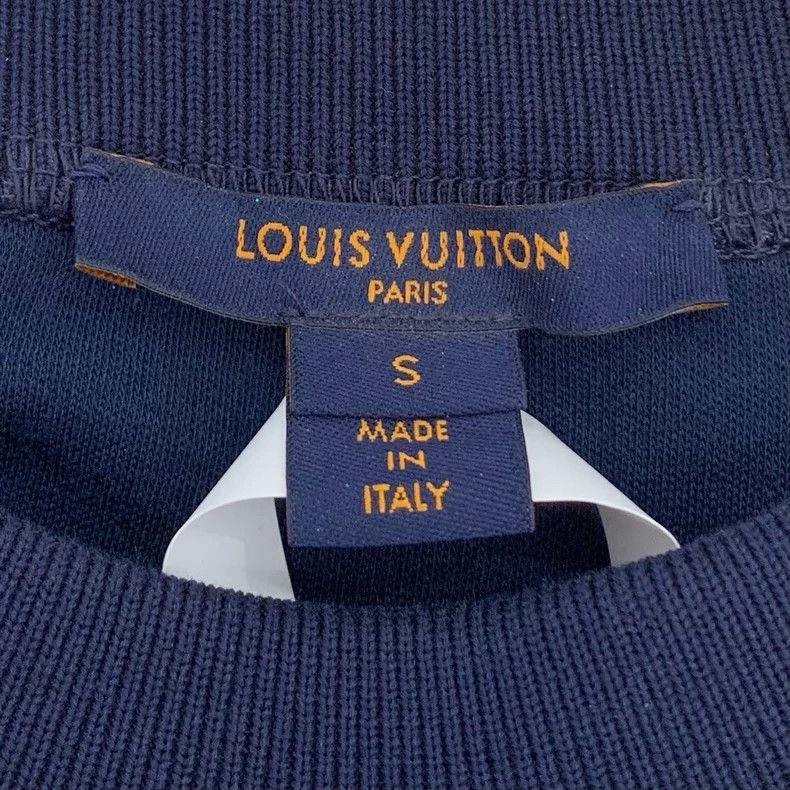 Louis Vuitton Louis Vuitton Blue cotton hoodie patchwork dress with embr Size S / US 4 / IT 40 - 6 Thumbnail