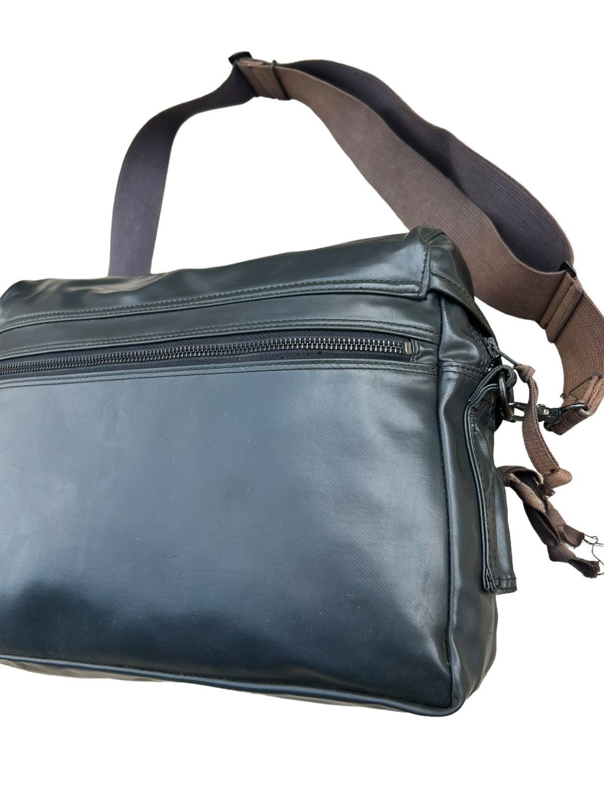 Japanese Brand Vintage Luggage Label Yoshida Tarpaulin Messenger Bag Size ONE SIZE - 9 Thumbnail