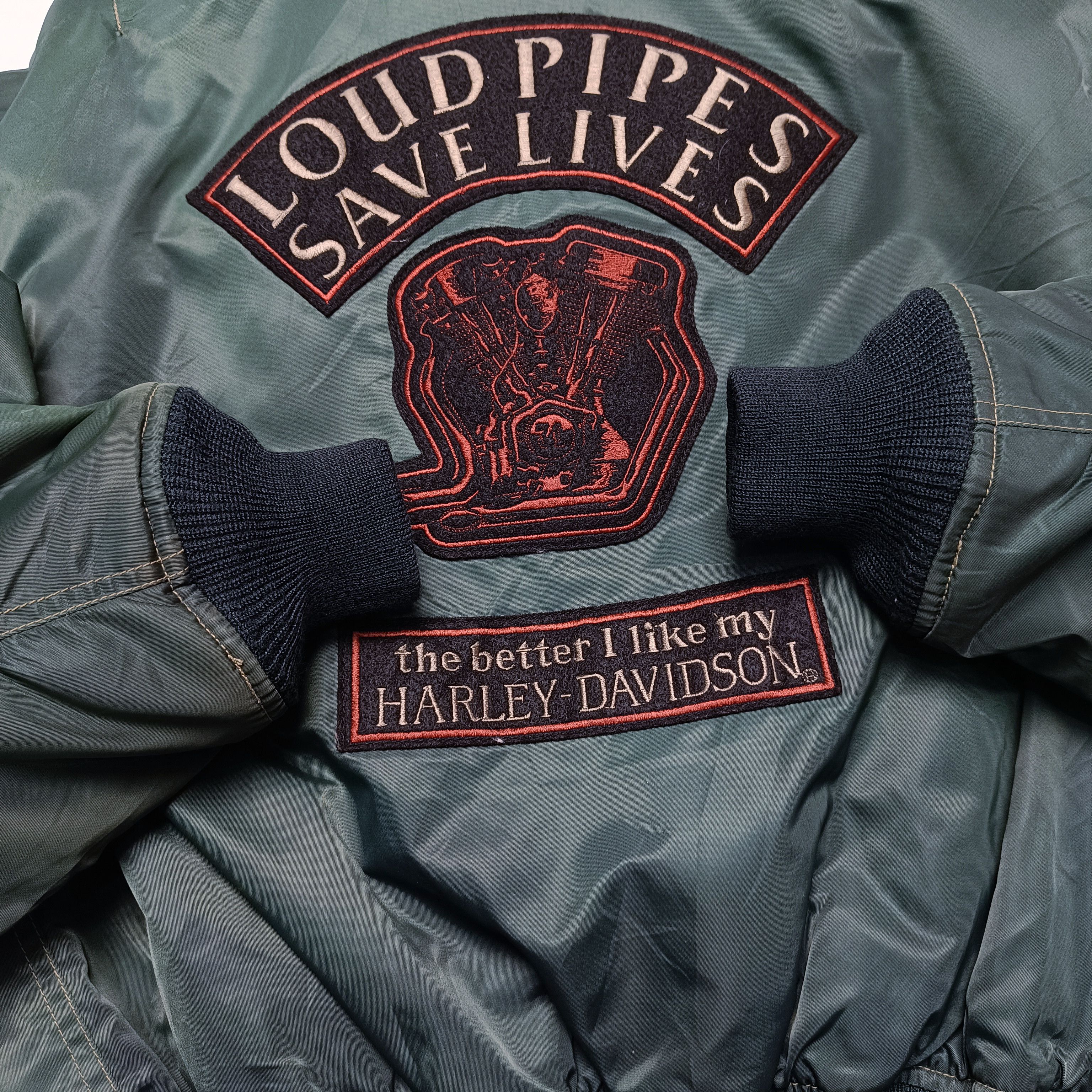 Harley Davidson × Vintage ❤️‍🔥 Vintage Harley Davidson Bomber Size US M / EU 48-50 / 2 - 5 Thumbnail