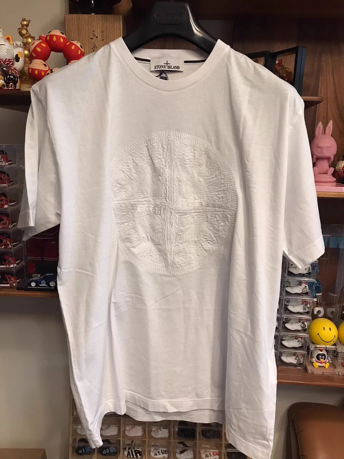 Stone Island Stone Island NWT Cotton Chest Disk Logo Embroidery XL Tee Size US XL / EU 56 / 4 - 1 Thumbnail