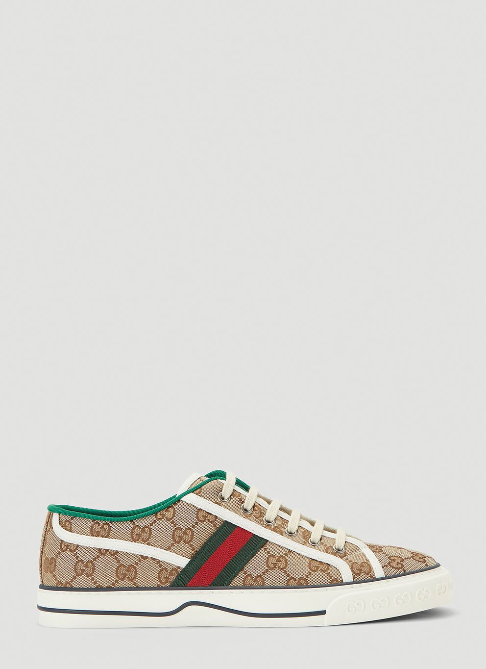 image of Gucci Gg Tennis 1977 Sneakers in Beige, Men's (Size 12)