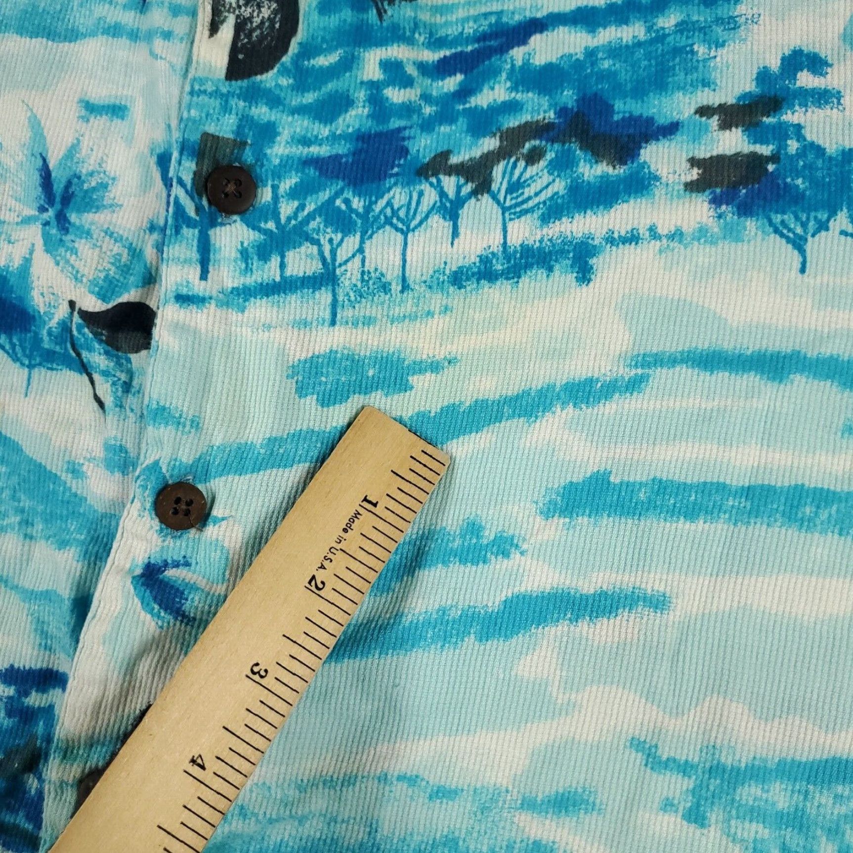 Vintage VINTAGE Hobie Hawaiian Shirt 1X Blue Floral Button-Up Short Sleeve Aloha Mens Size US XL / EU 56 / 4 - 5 Thumbnail