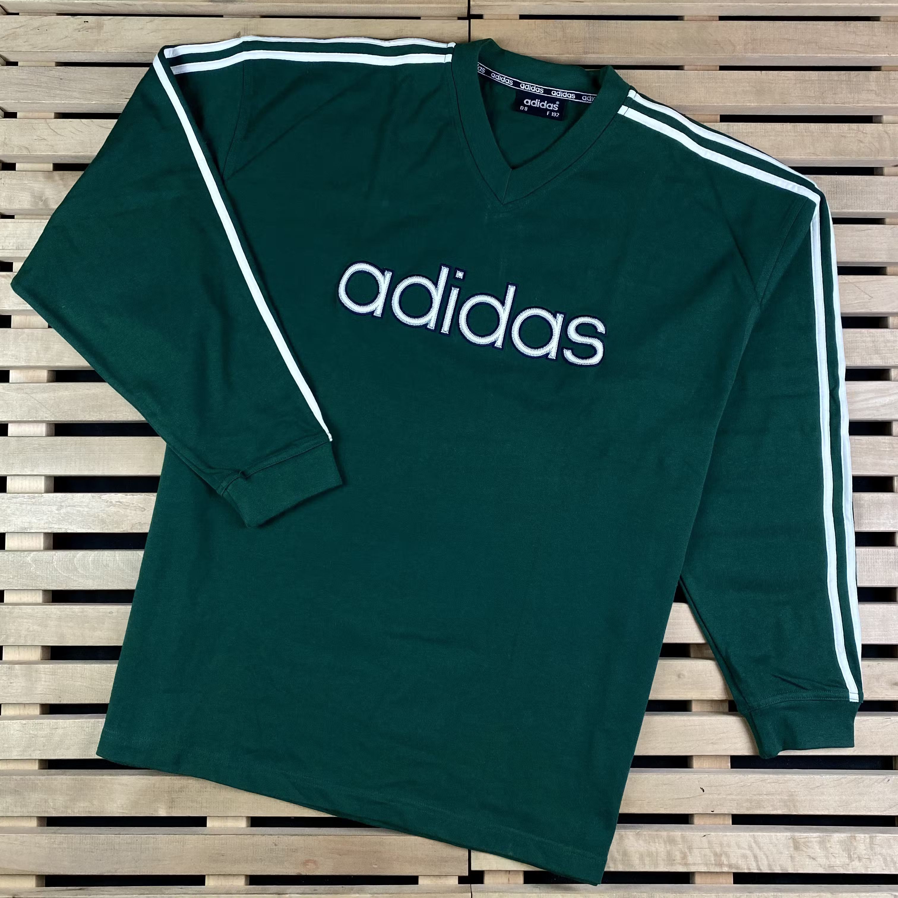 Adidas × Vintage Mens Sweatshirt Adidas Vintage Big Logo Size L Size US L / EU 52-54 / 3 - 1 Thumbnail