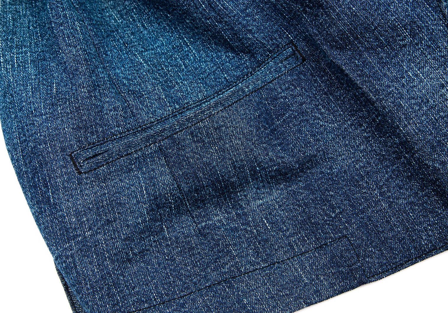 Yohji Yamamoto Yohji Yamamoto Layered Denim Jacket Indigo Size US M / EU 48-50 / 2 - 12 Thumbnail