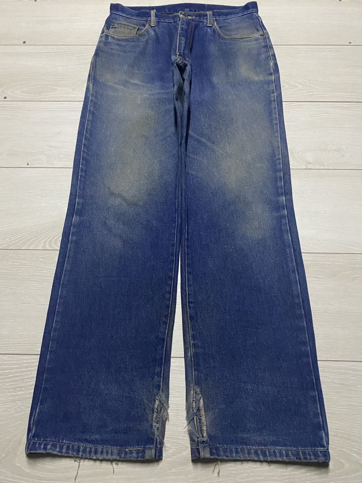 Japanese Brand Vintage Japanese Brand Tappo Mud wash Distressed Loose Jeans Size US 32 / EU 48 - 1 Thumbnail