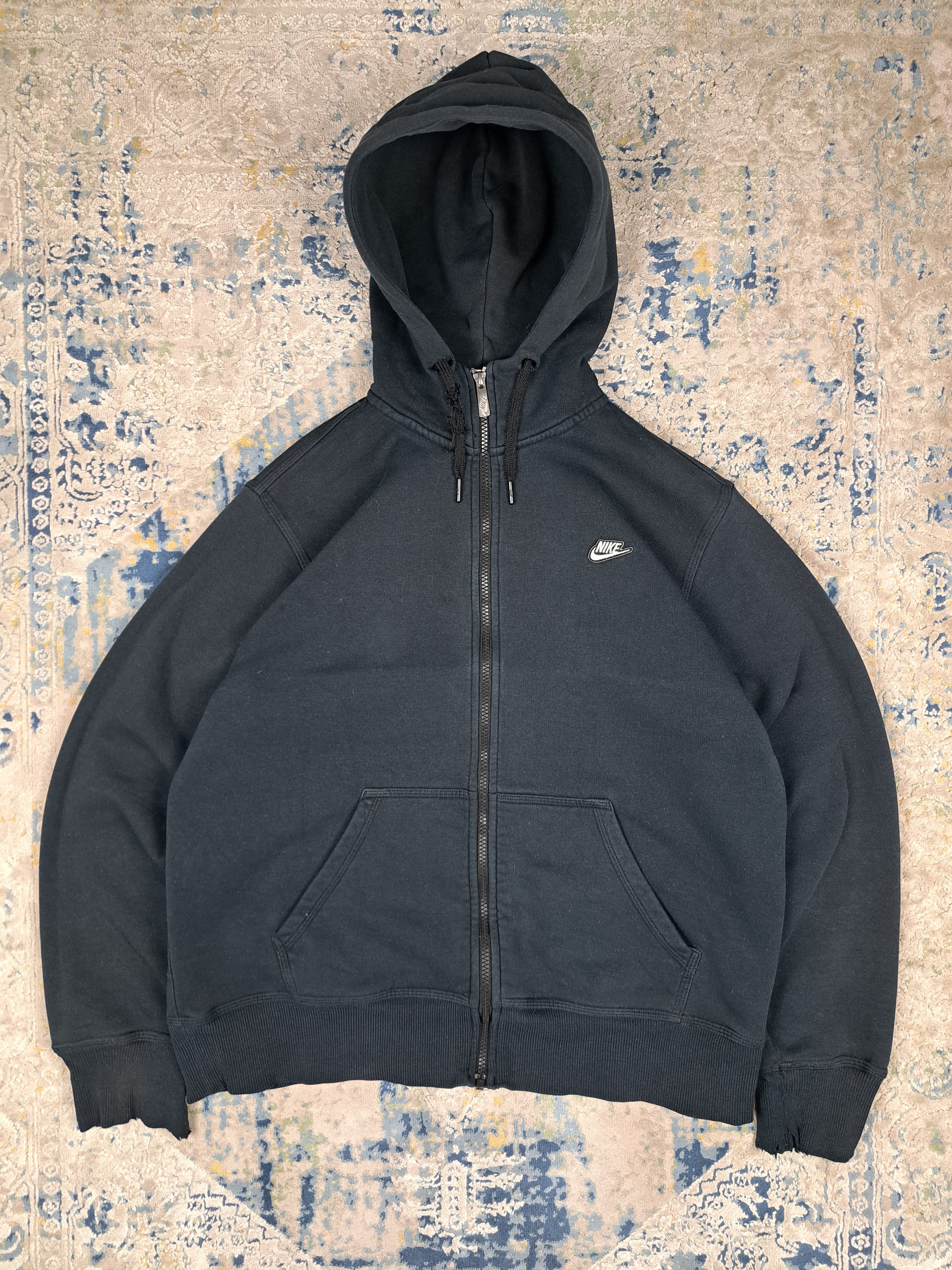 Nike Vintage 00s Nike Zip Up Hoodie Boxy Fit y2k Archive Size US L / EU 52-54 / 3 - 1 Thumbnail