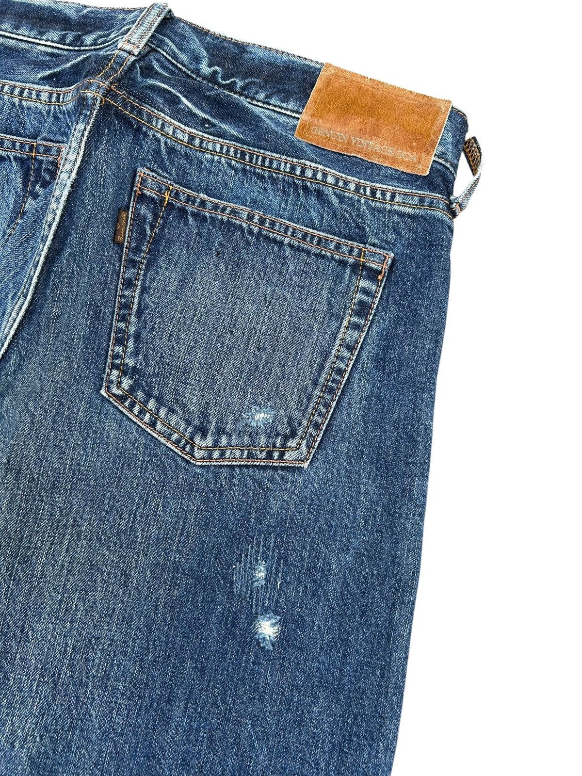 GOA G.O.A Selvedge Japanese Punk Distressed Denim Jeans Size US 31 - 12 Thumbnail
