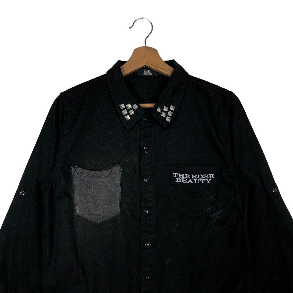 Japanese Brand The Rose Beauty Inspire Chrome Hearts Overall Work Big Logo Size US 34 / EU 50 - 2 Thumbnail