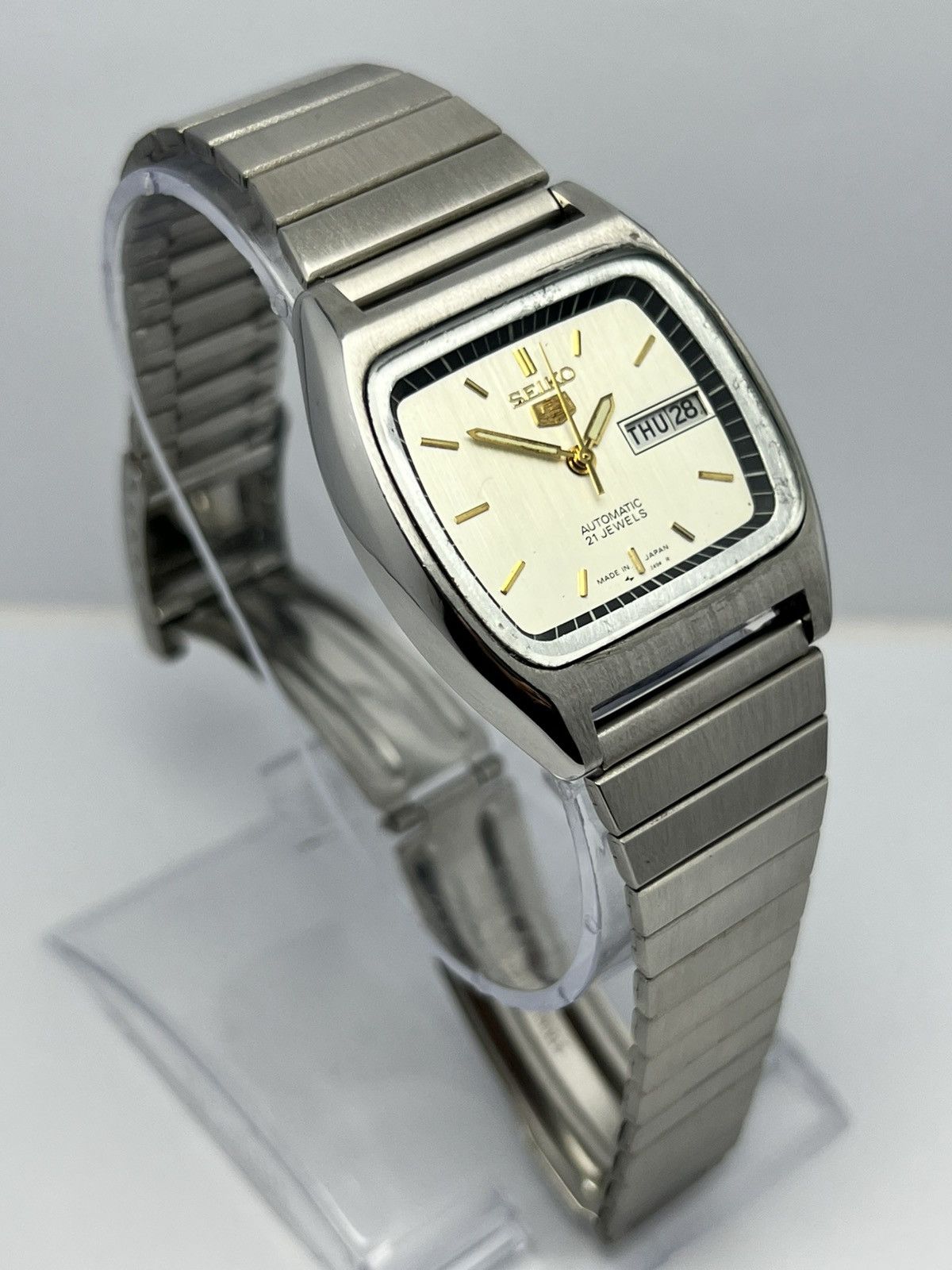 Seiko Seiko 5 Automatic 6309 Vintage 36mm Black Dial Watch Size 36 - 6 Thumbnail