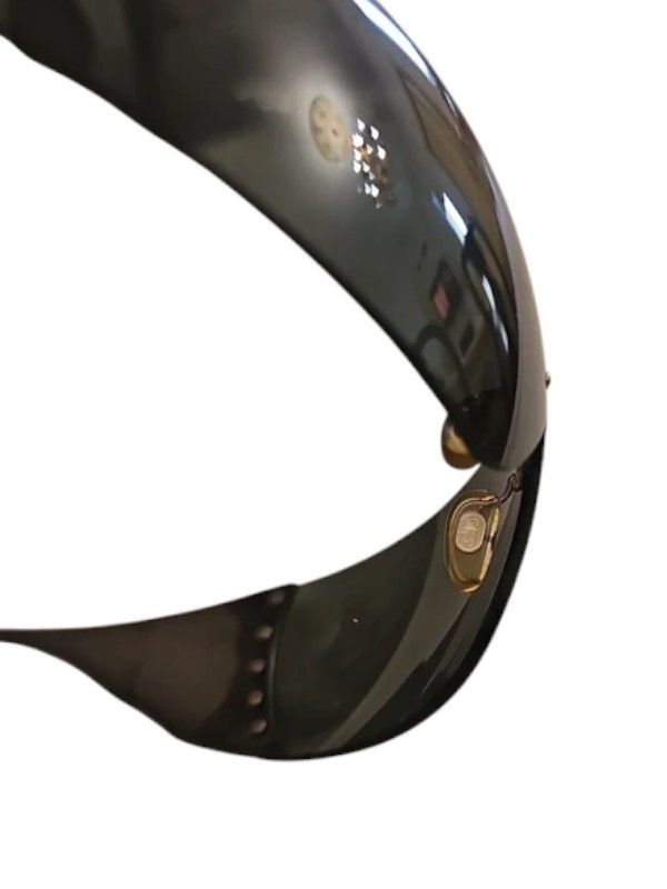 Dior Dior Bike 4 Shield Sunglasses in Gunmetal, c.2000s Size ONE SIZE - 3 Thumbnail