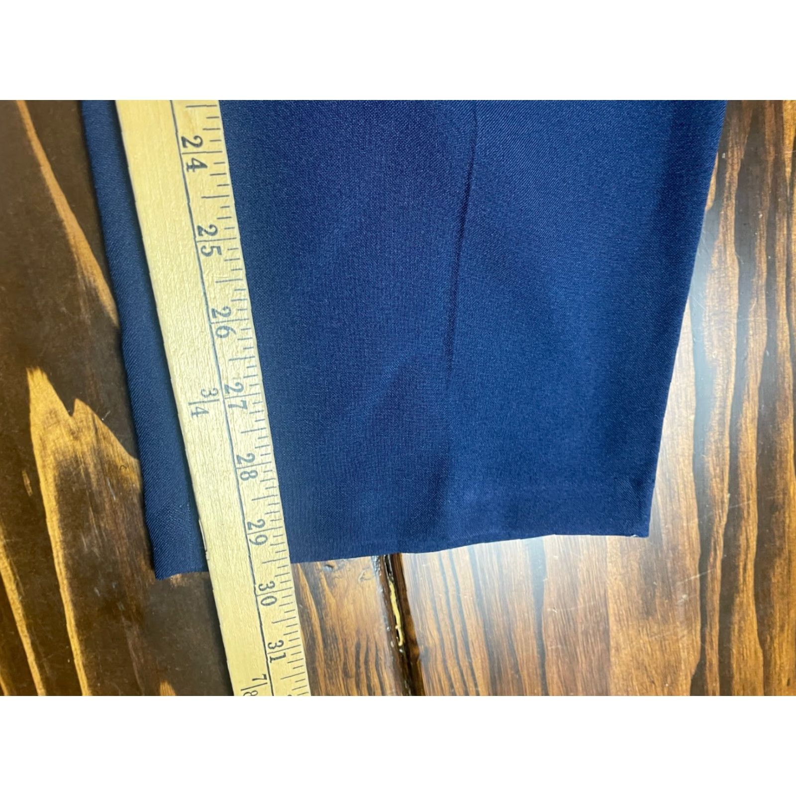 Vintage VINTAGE Briggs New York Pants Women Size 8 Navy Blue Dress Pants Pleated Size 30" / US 8 / IT 44 - 6 Thumbnail
