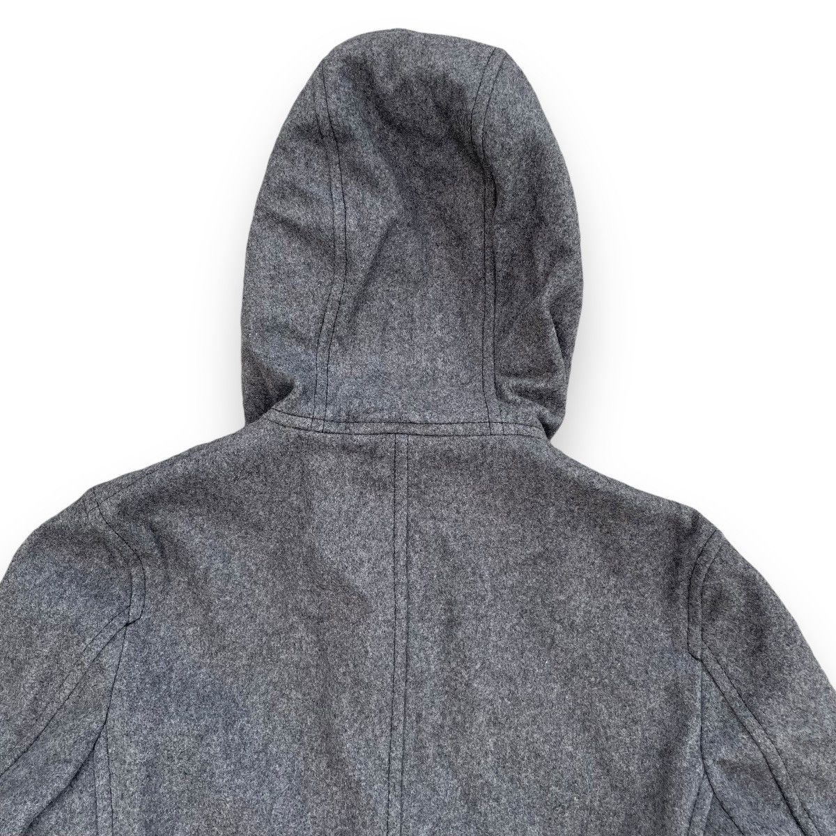Issey Miyake 🇯🇵 FRAPBOIS FULL ZIP HOODIE WOOL DUFFLE JACKET Size US M / EU 48-50 / 2 - 12 Thumbnail
